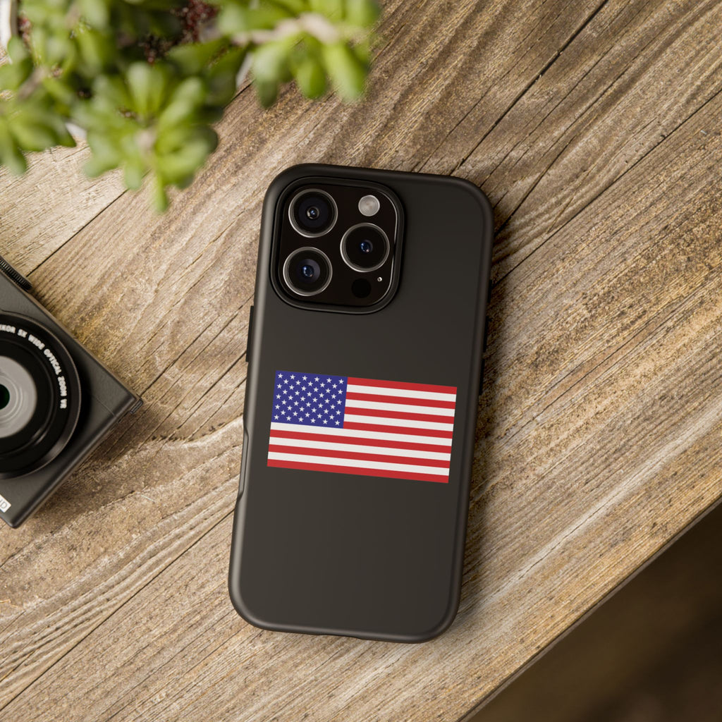 American Flag Phone Case  Patriotic Tough Case for 4th of July & Everyday Protection