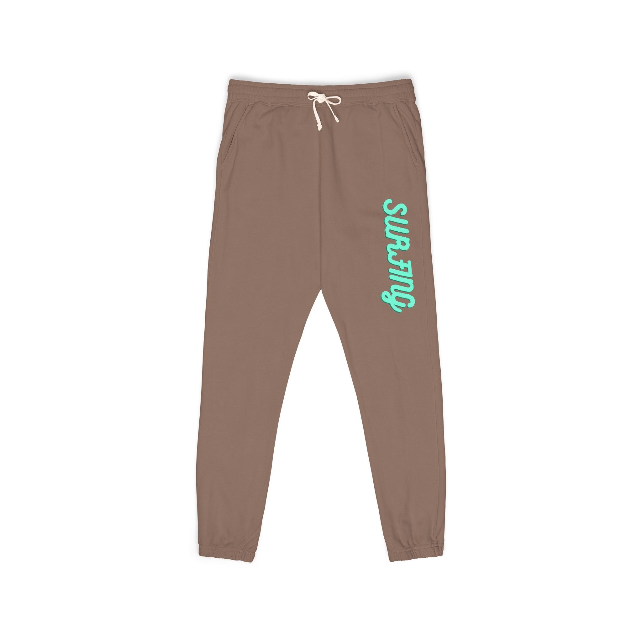 Surfing Fleece Sweatpants Casual Coastal Lounge Joggers