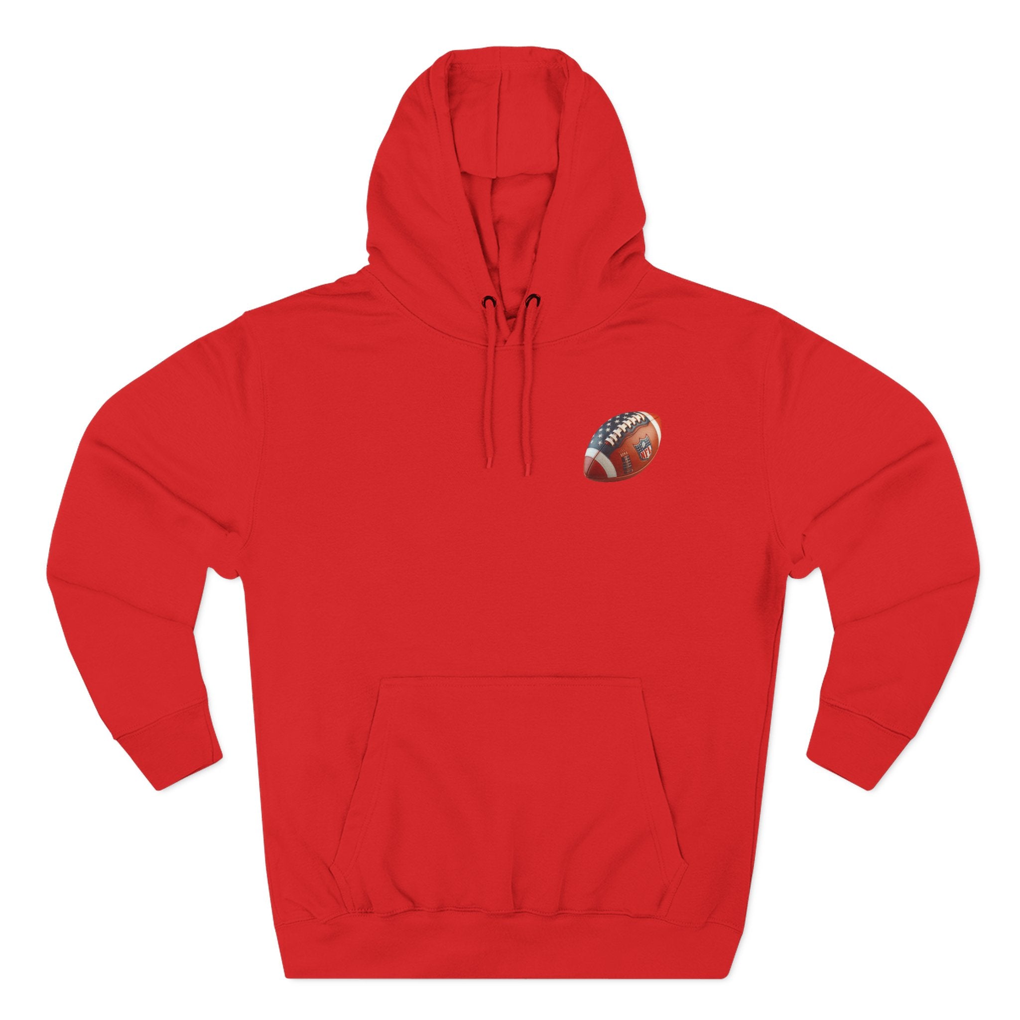 Skull Football Helmet Hoodie Men's Athletic Fleece Pullover