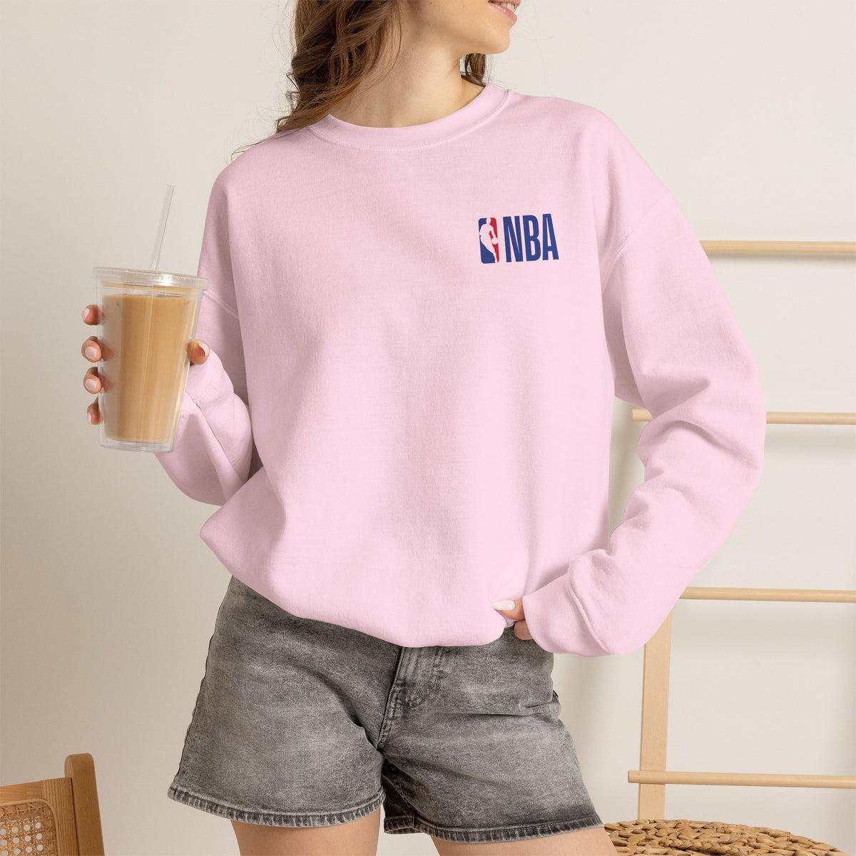 NBA Minimal Logo Crewneck Sweatshirt