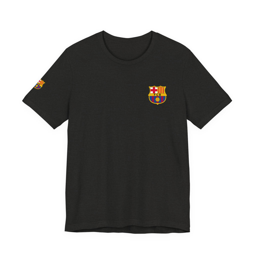 Barcelona Crest T‑Shirt  Minimal Football Fan Tee