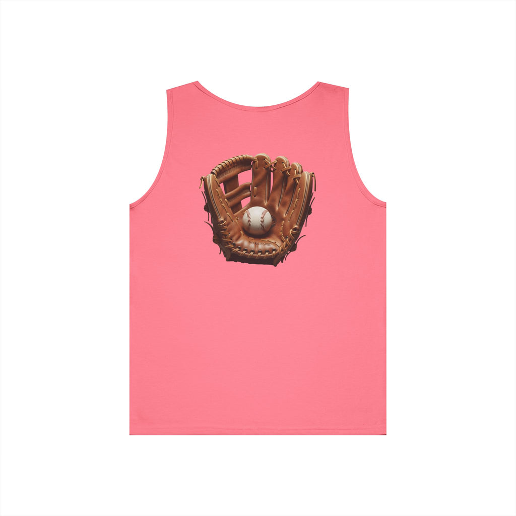 Baseball Glove Tank Top  Vintage Mitt & Ball Graphic