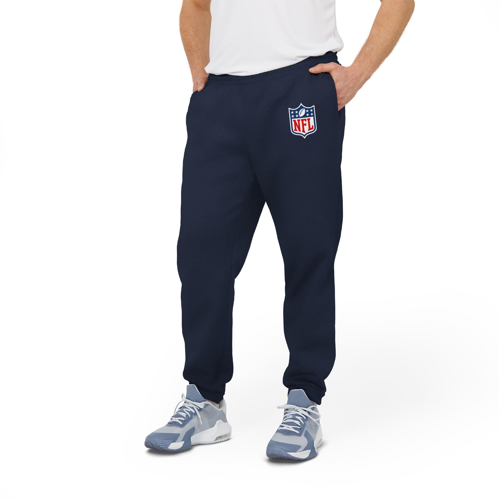 NFL x adidas Grey Fleece Joggers Men's/Women's Athletic Sweatpants