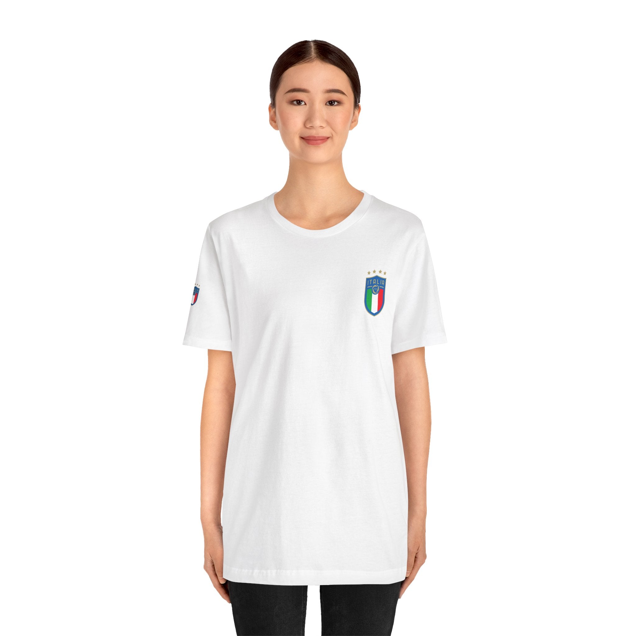 Italy Crest Tee  Italian Flag Shield T-Shirt