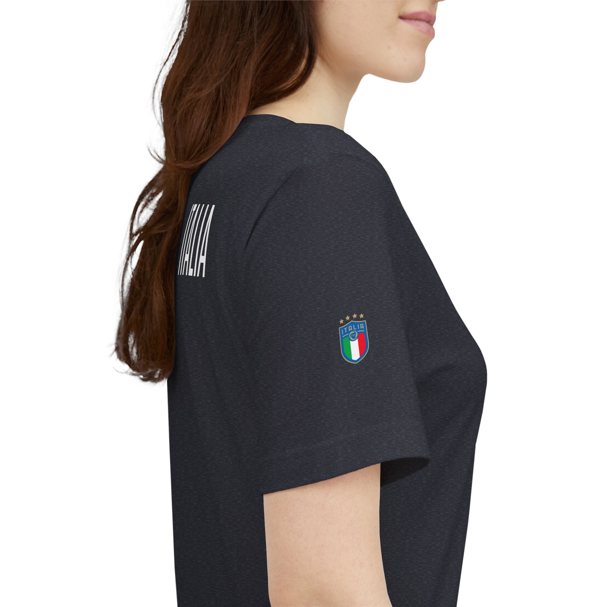 Italy Crest Tee  Italian Flag Shield T-Shirt