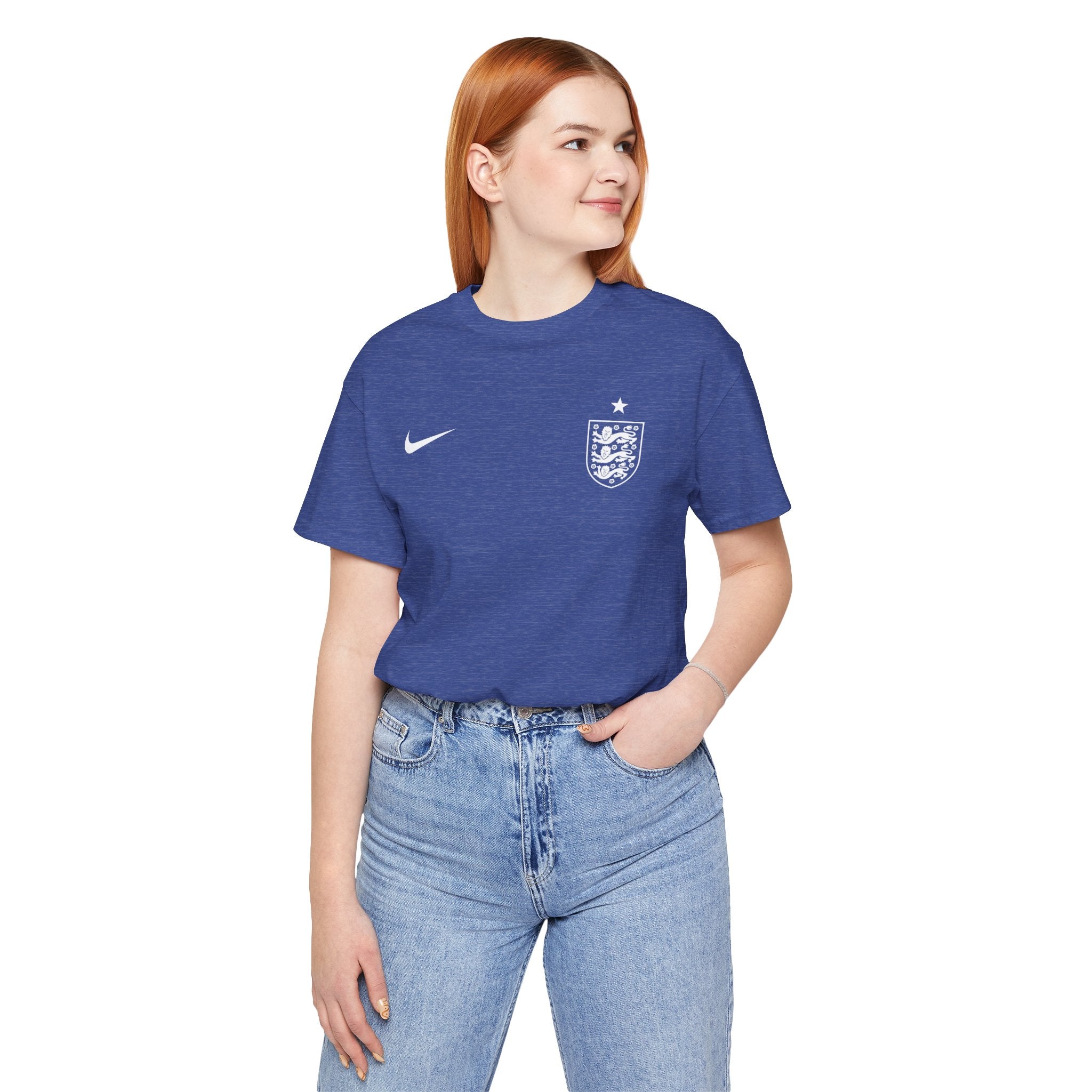 England Crest Soccer Tee — 'ENGLAND' Back Graphic