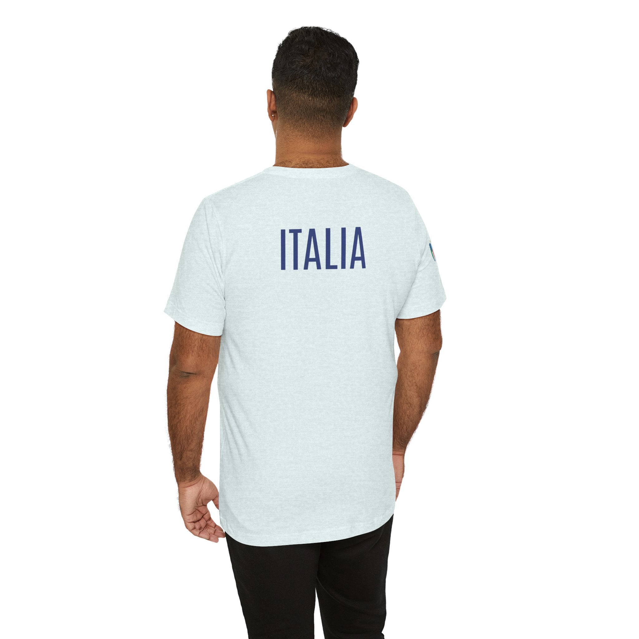 Italy Crest Tee  Italian Flag Shield T-Shirt