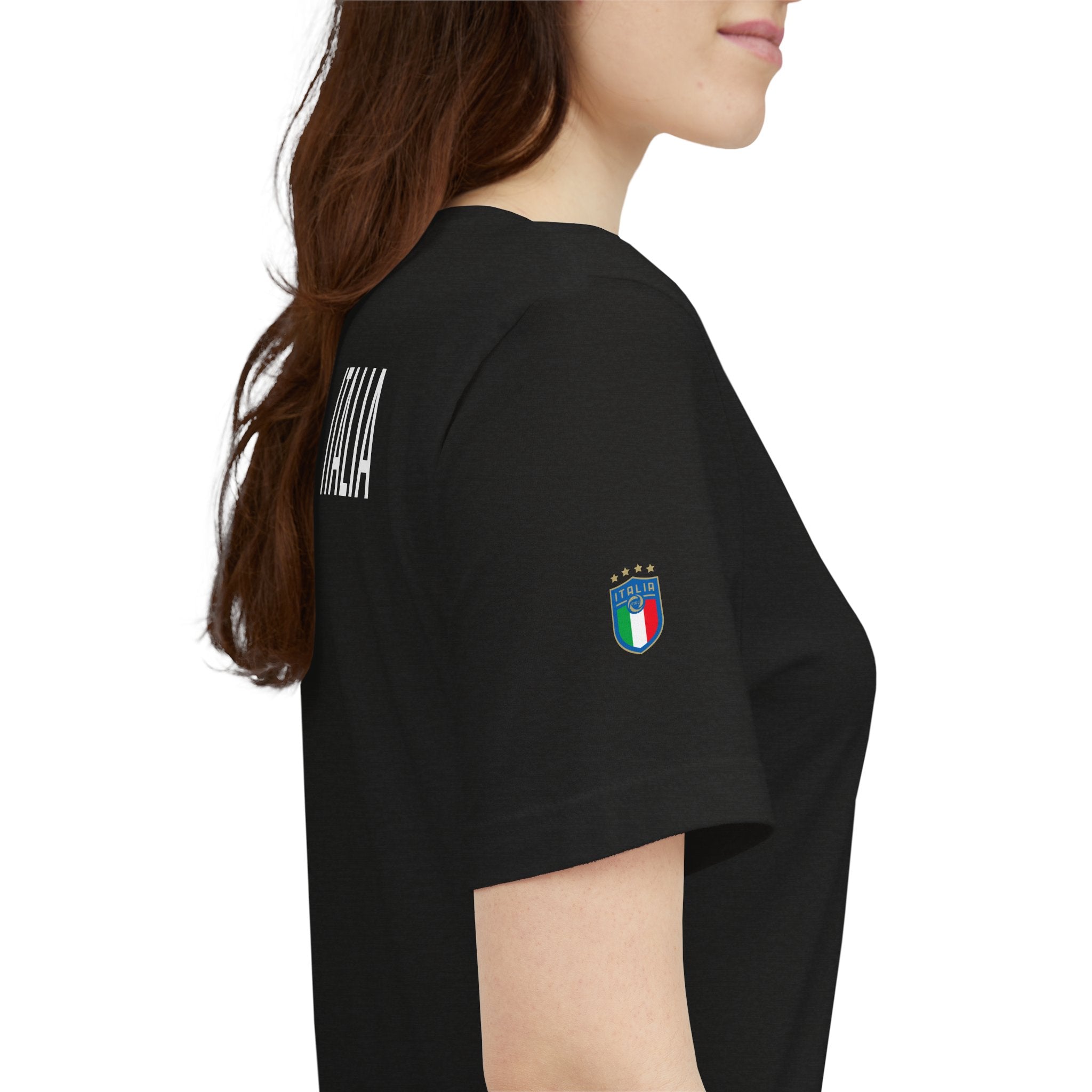 Italy Crest Tee  Italian Flag Shield T-Shirt