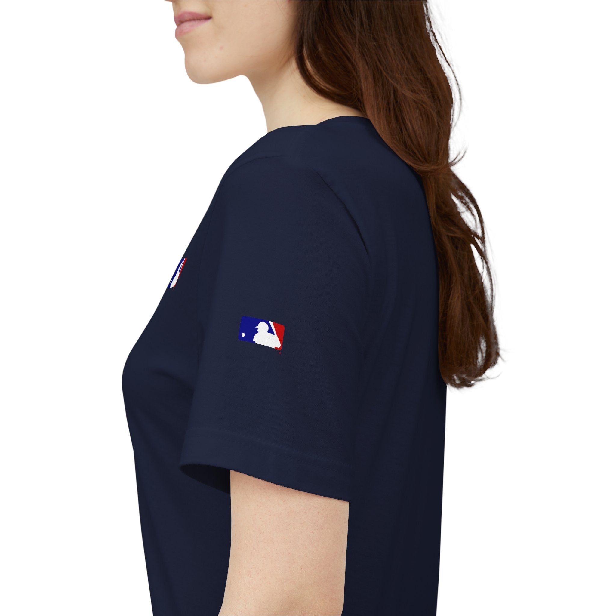 Baseball Logo T-Shirt  Minimal Chest Patch Tee