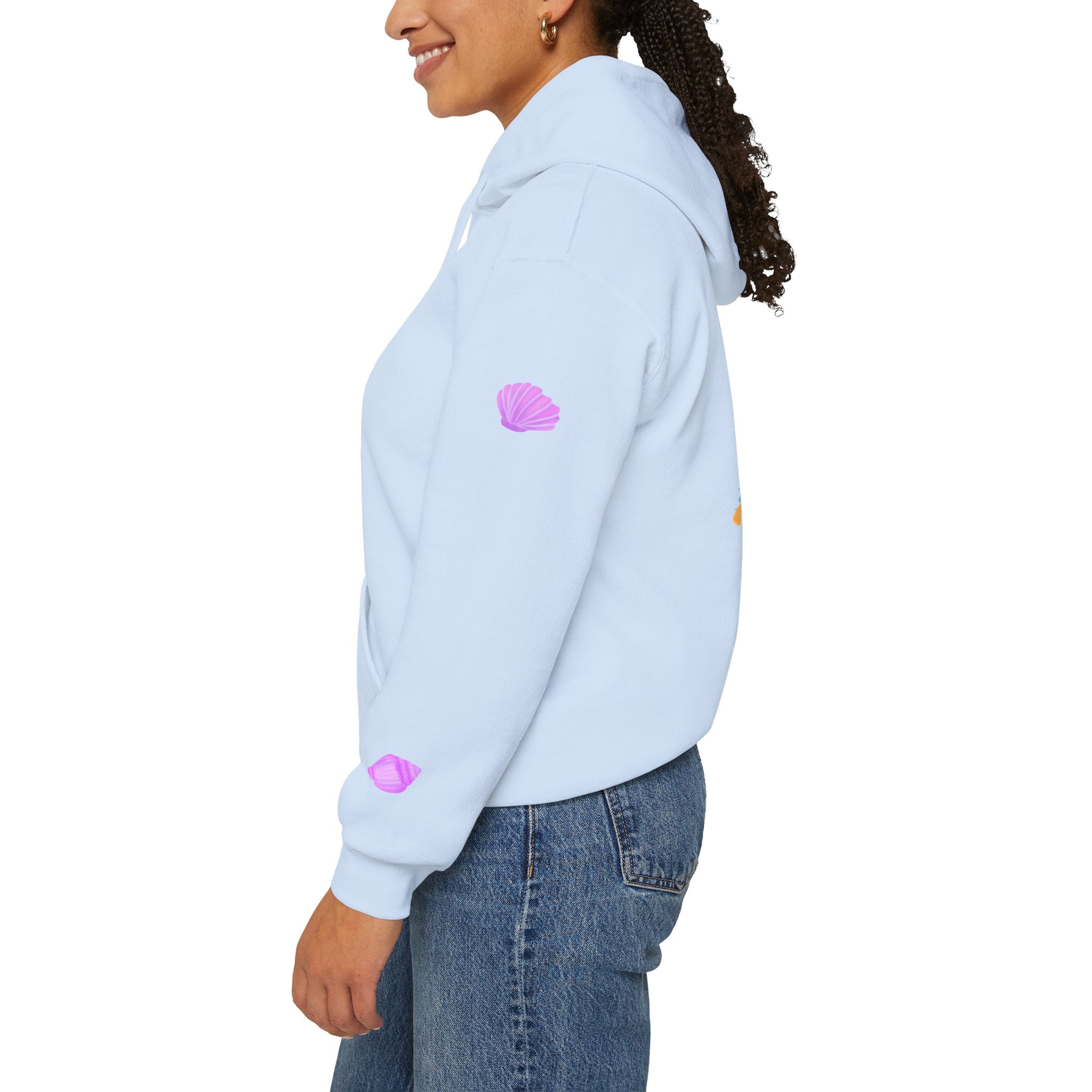 California Palm Tree Hoodie | Beach Island Graphic, Sleeve Icons