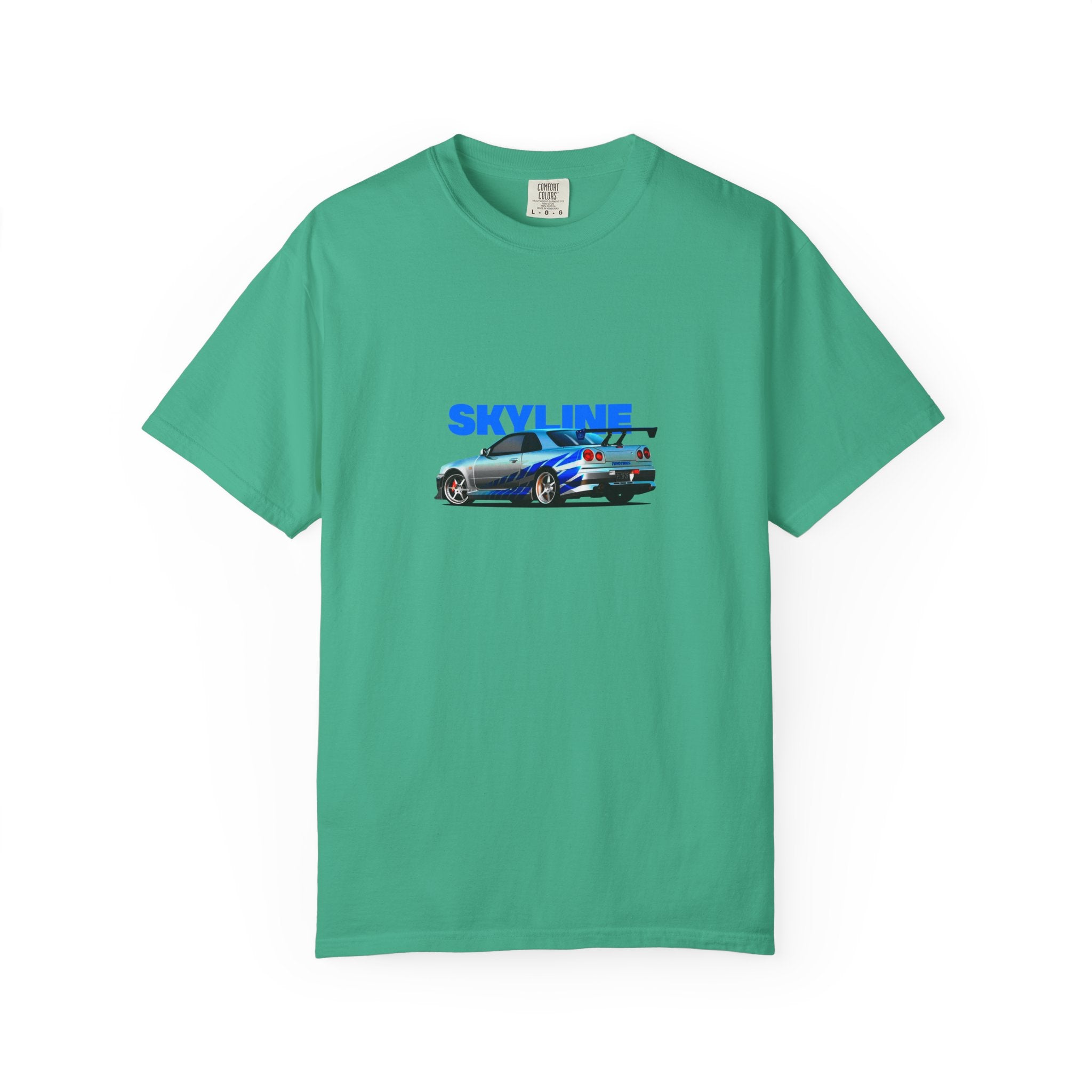 Nissan Skyline R34 Car T-shirt Vintage JDM Racing Tee