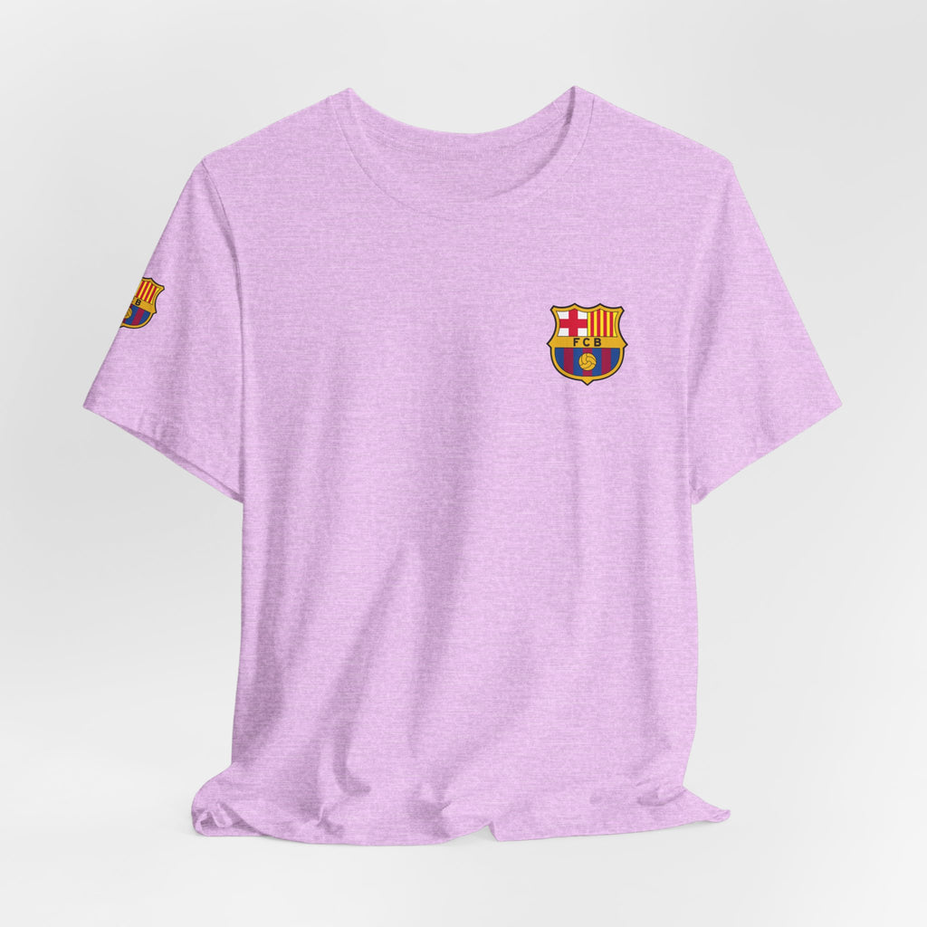 Barcelona Crest T‑Shirt  Minimal Football Fan Tee