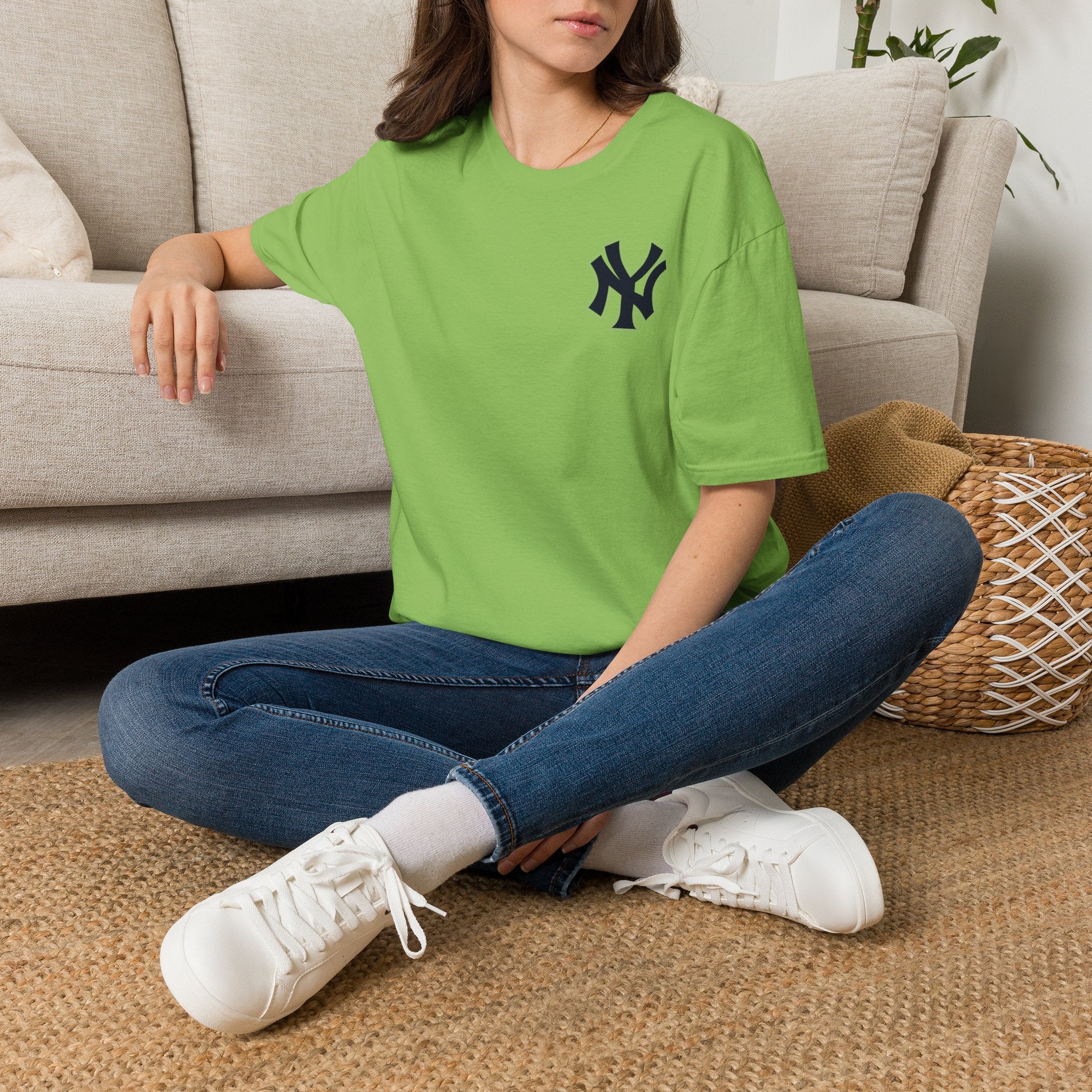 NY Logo T-Shirt | Minimal Baseball Graphic Tee