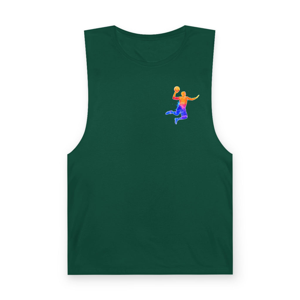 Basketball Tank Top  Colorful Player Graphic Athletic Workout Shirt