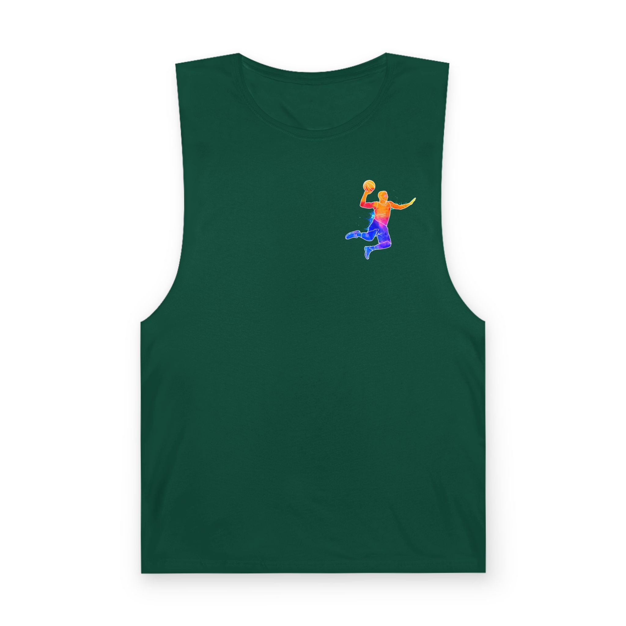 Basketball Tank Top  Colorful Player Graphic Athletic Workout Shirt