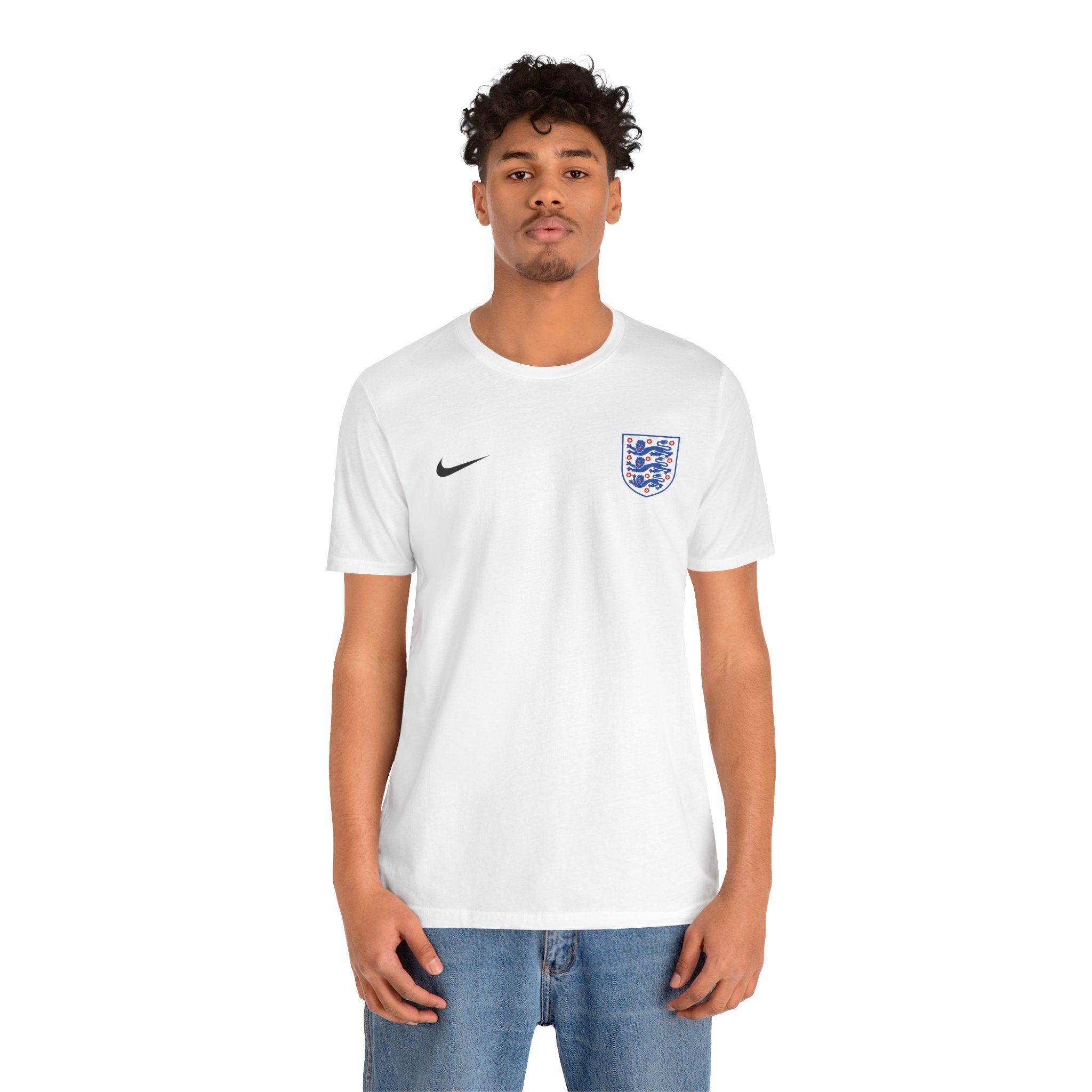 England Crest Soccer Tee — 'ENGLAND' Back Graphic