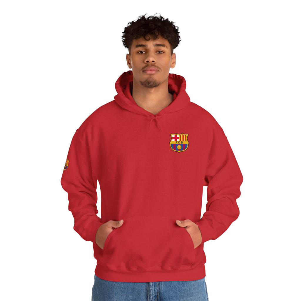 Hoodie  Barcelona Crest Hoodie with Small Badge