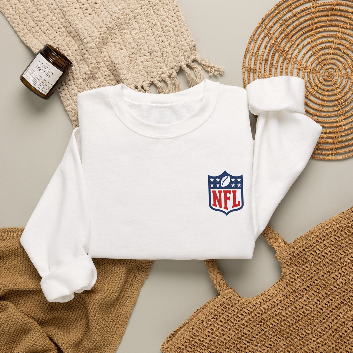 NFL Logo Crewneck Sweatshirt