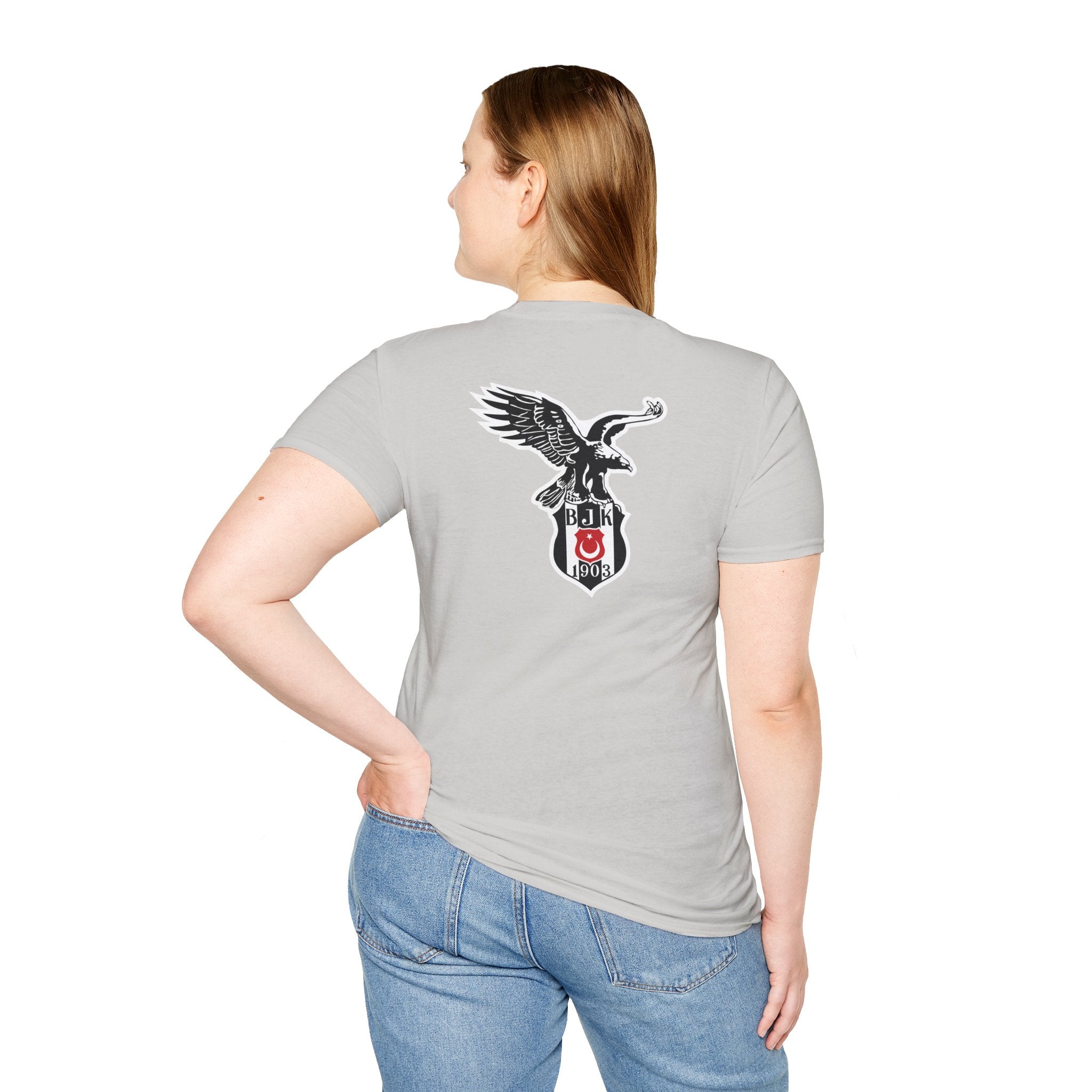Besiktas Eagle T-Shirt  Football Club Crest Tee soccer jersey