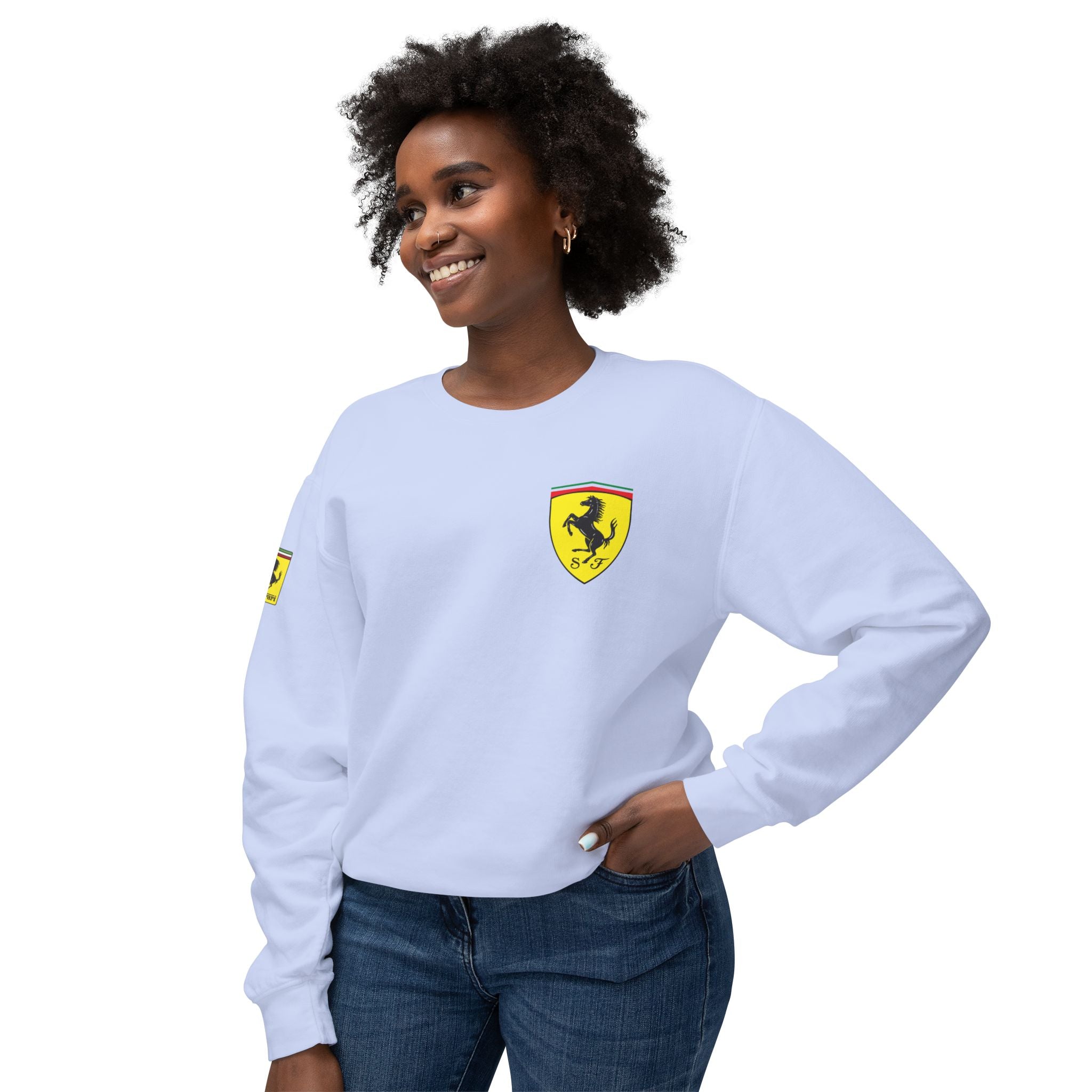 Ferrari Logo Crewneck Sweatshirt