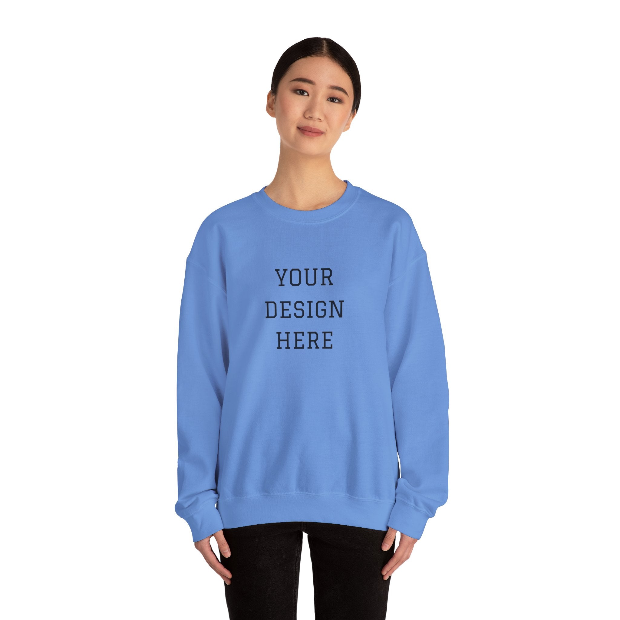 Customizable Message Sweatshirt Personalized Text Crewneck