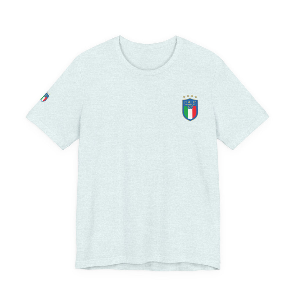 Italy Crest Tee  Italian Flag Shield T-Shirt