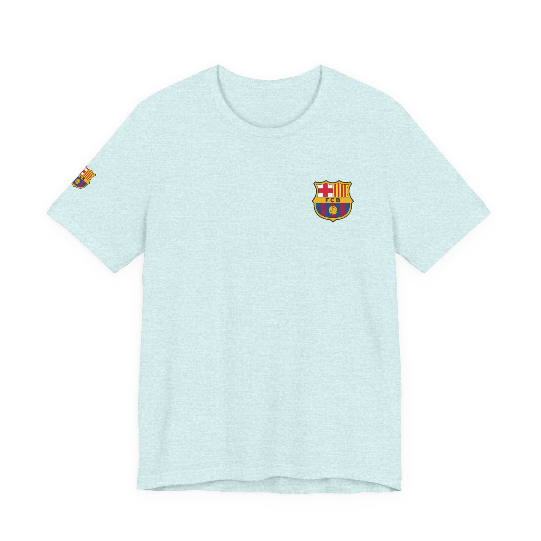 Barcelona Crest T‑Shirt  Minimal Football Fan Tee
