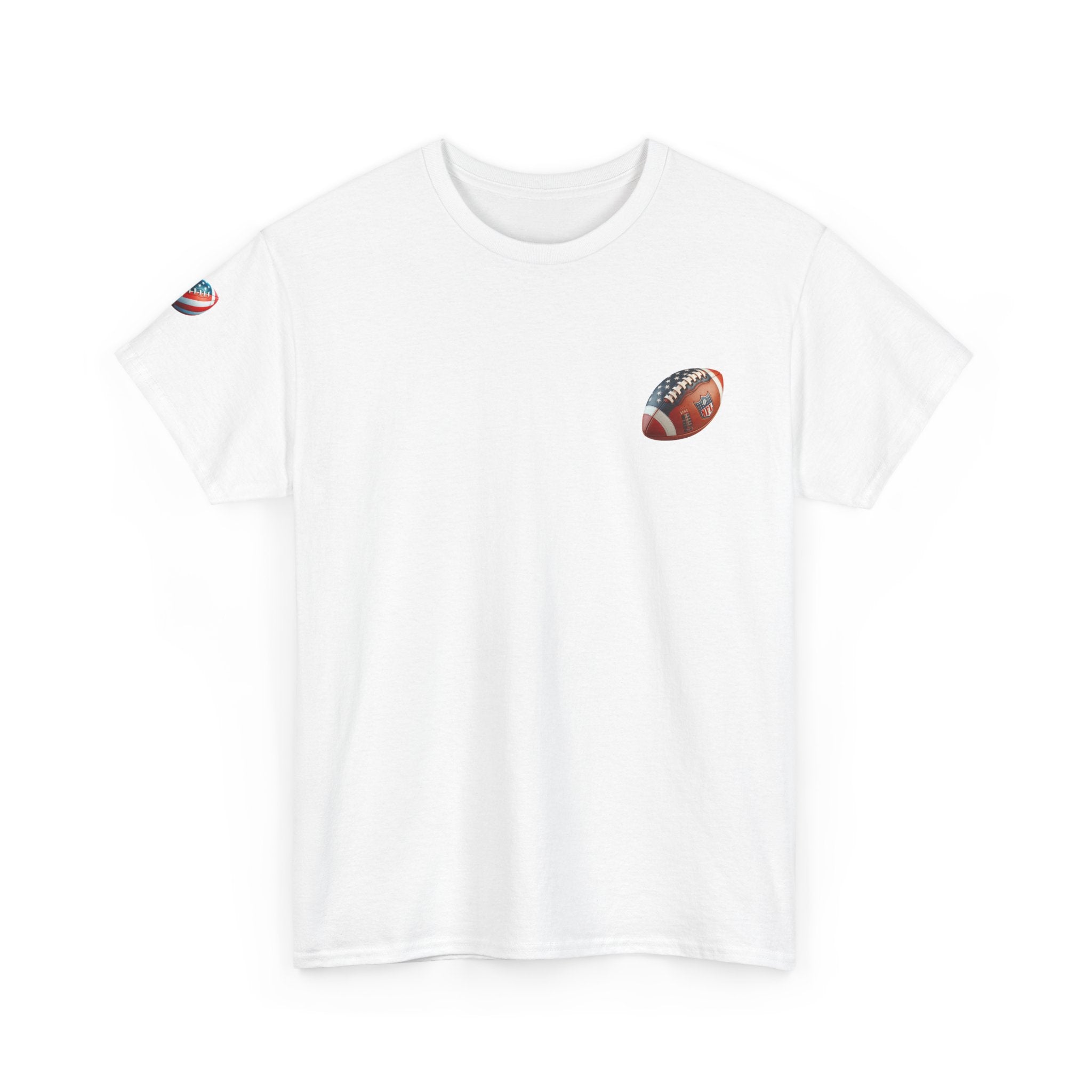 Skull Helmet Football Tee — Grunge Athletic Graphic T‑Shirt