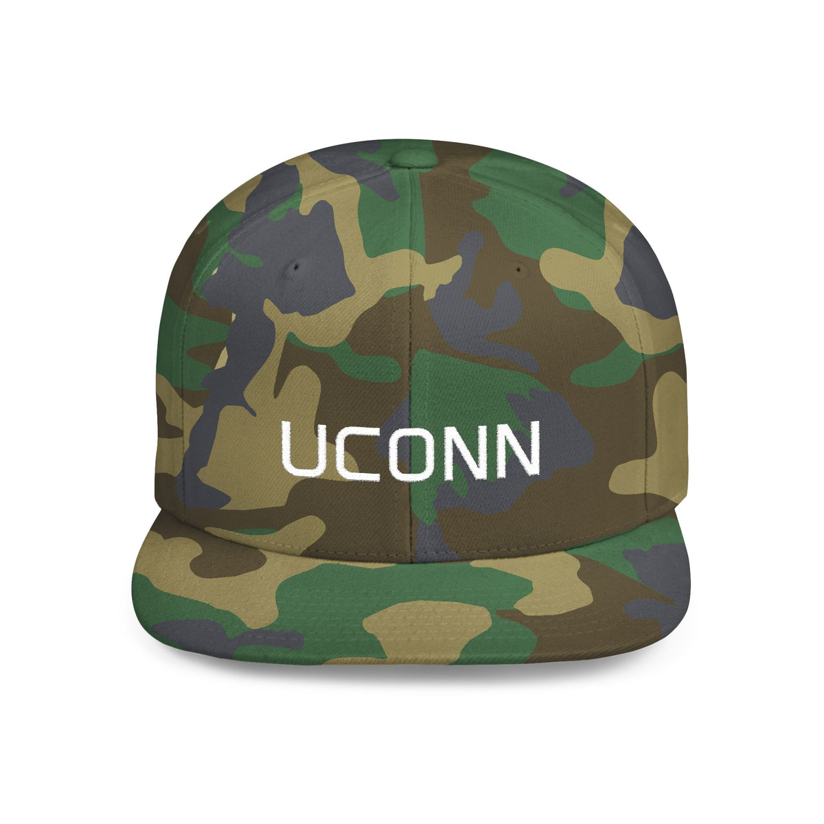 UConn Flat Bill Snapback Hat