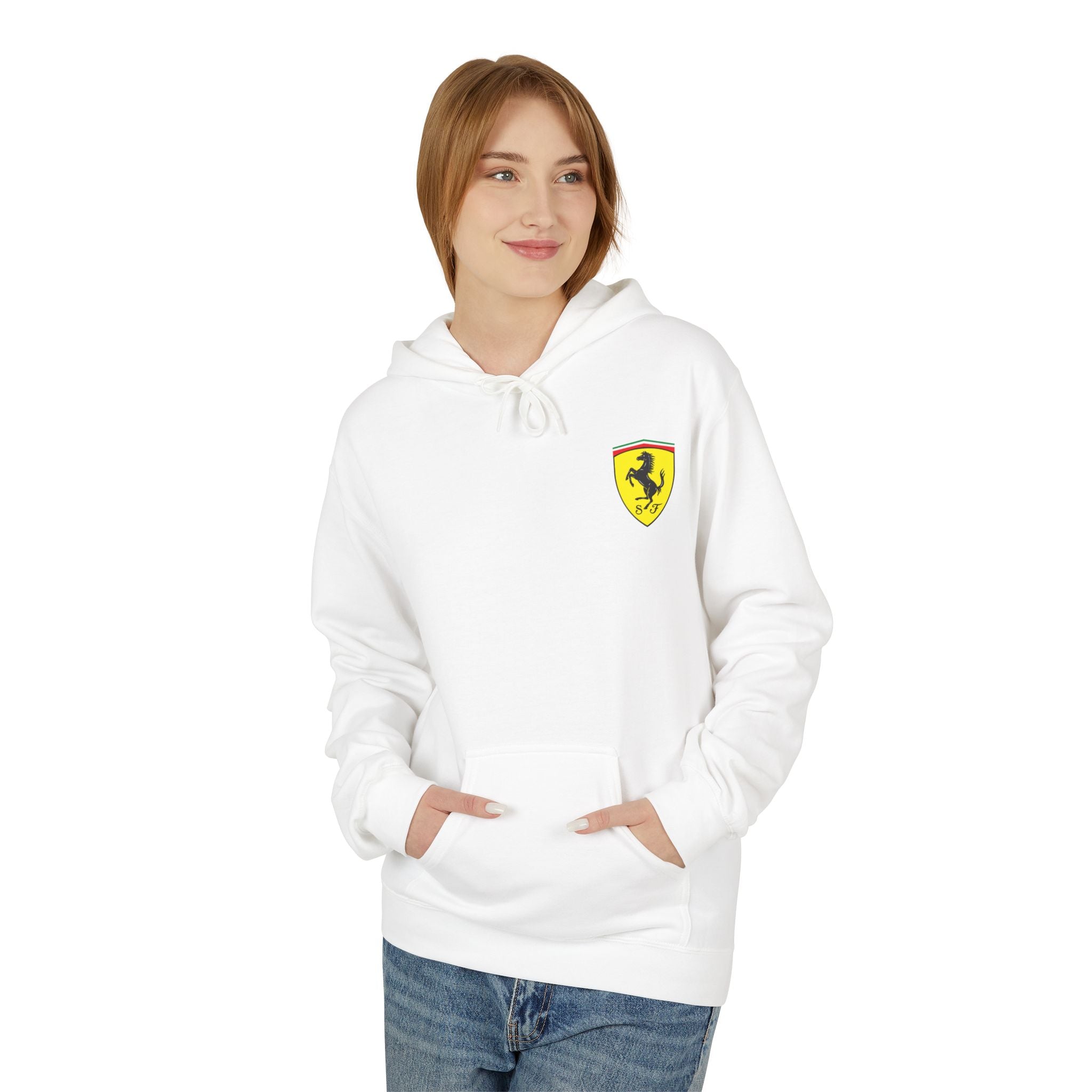 Vintage Ferrari F1 Racing Car Hoodie | Prancing Horse Crest