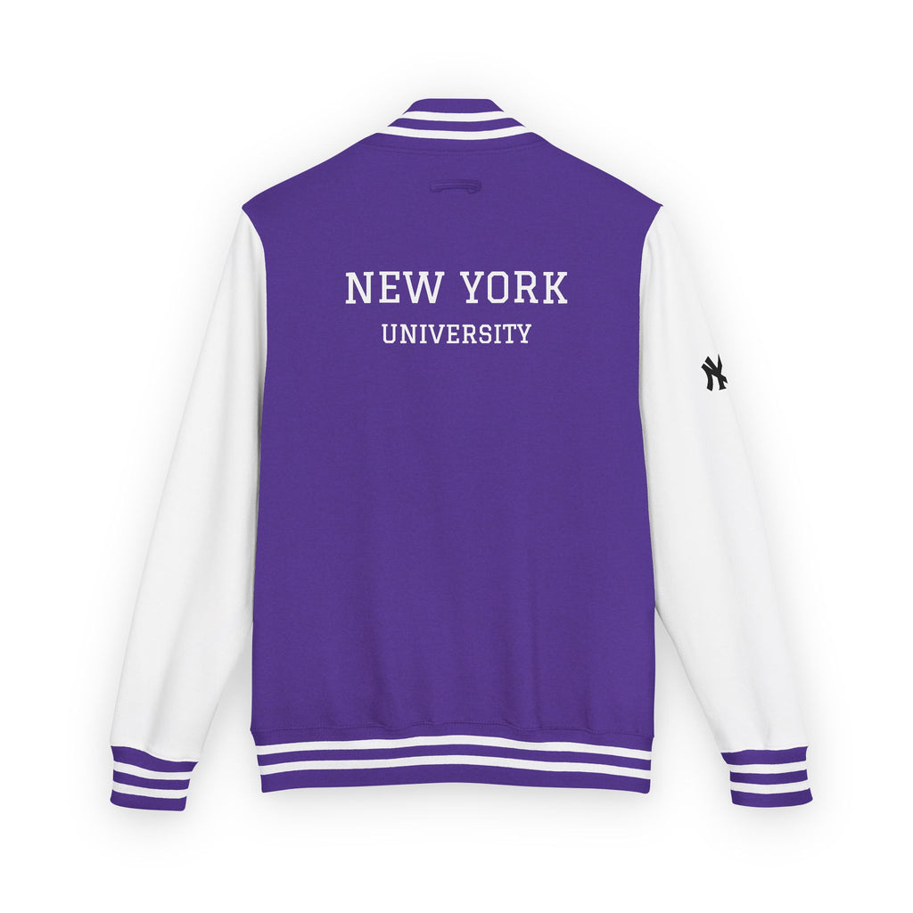 New York Letterman Jacket Varsity Style Red & White Baseball Jacket