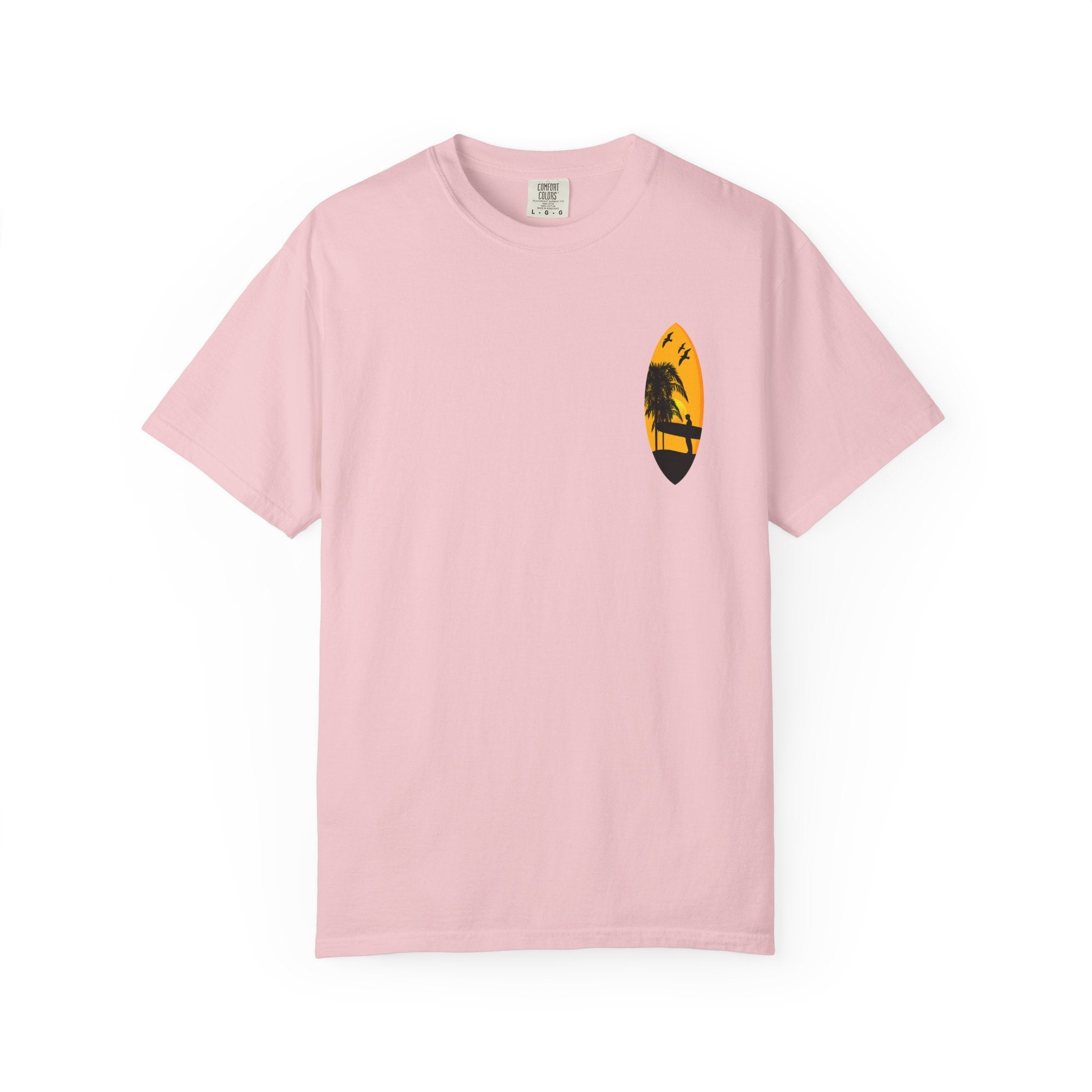 Venice Beach Sunset T-Shirt  Palm Trees & Surf Retro Graphic