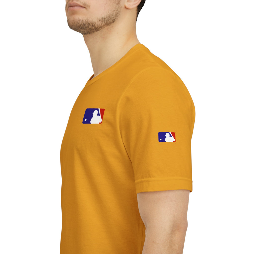 Baseball Logo T-Shirt  Minimal Chest Patch Tee