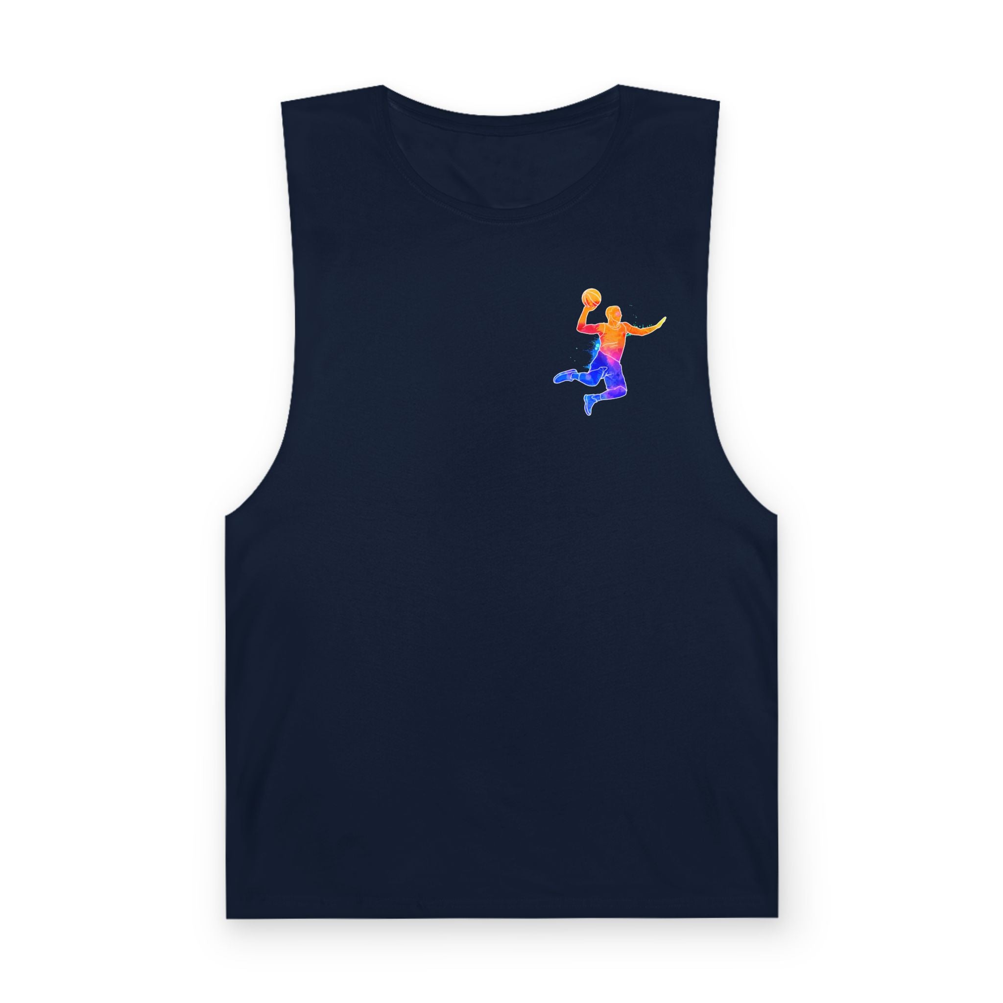 Basketball Tank Top  Colorful Player Graphic Athletic Workout Shirt