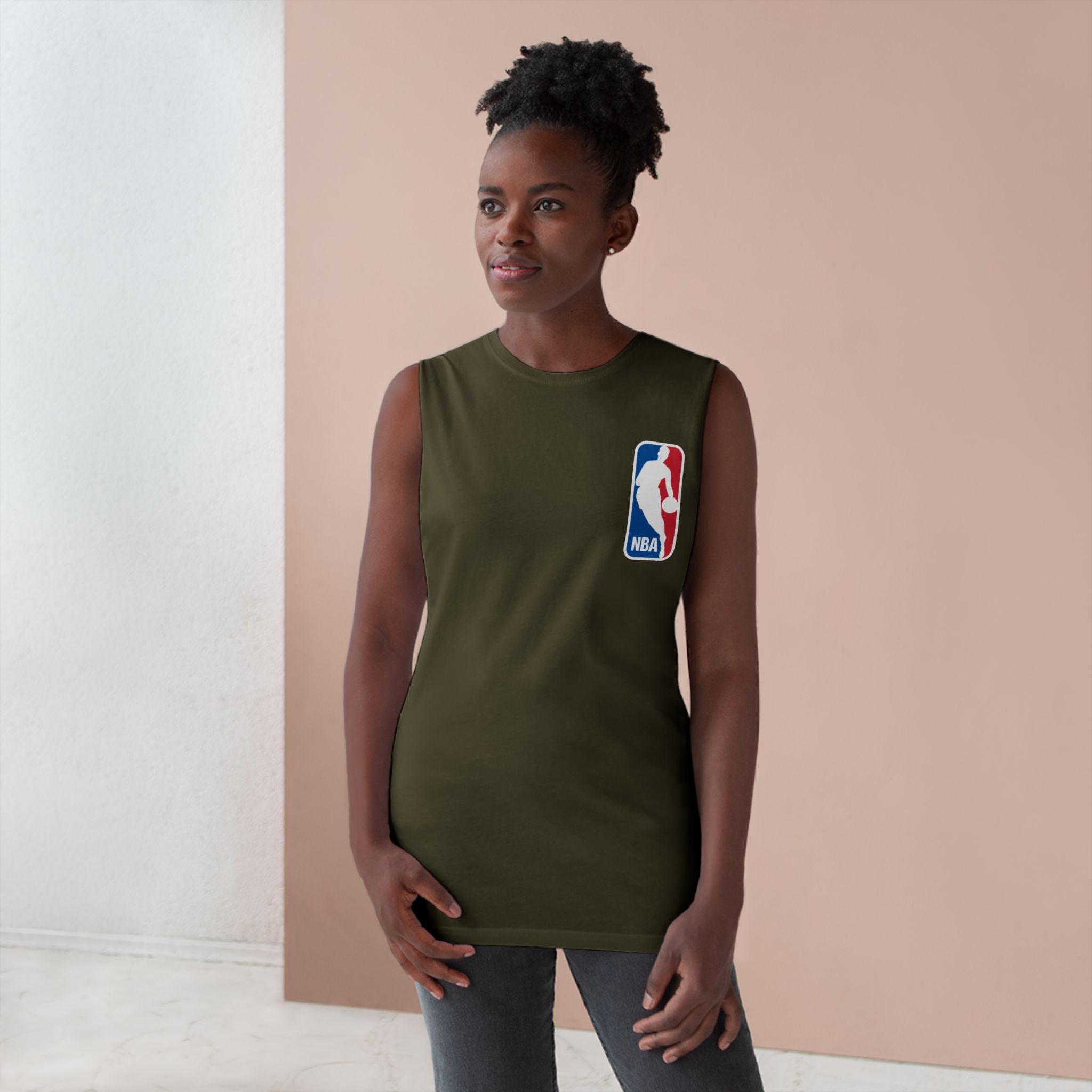 NBA Logo Tank Top | Basketball Sleeveless Shirt