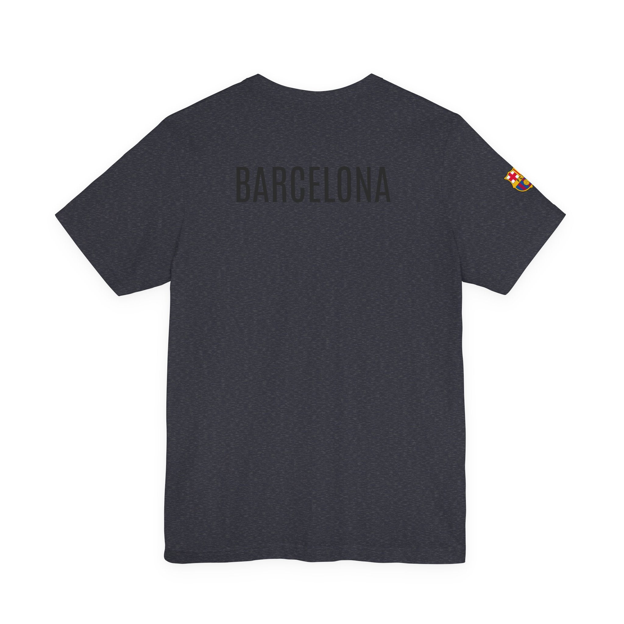 Barcelona Crest T‑Shirt  Minimal Football Fan Tee