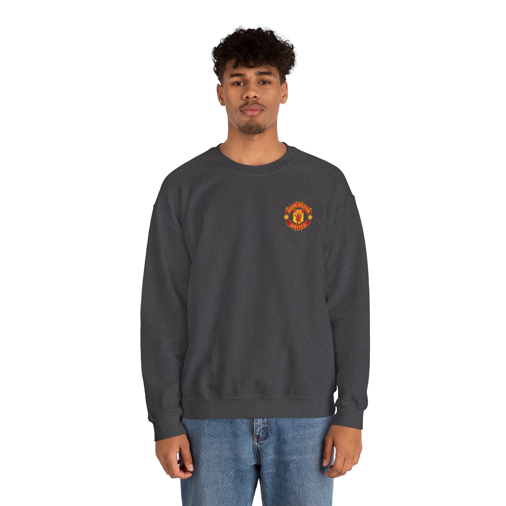Crewneck Sweatshirt — Manchester United FC Logo Pullover