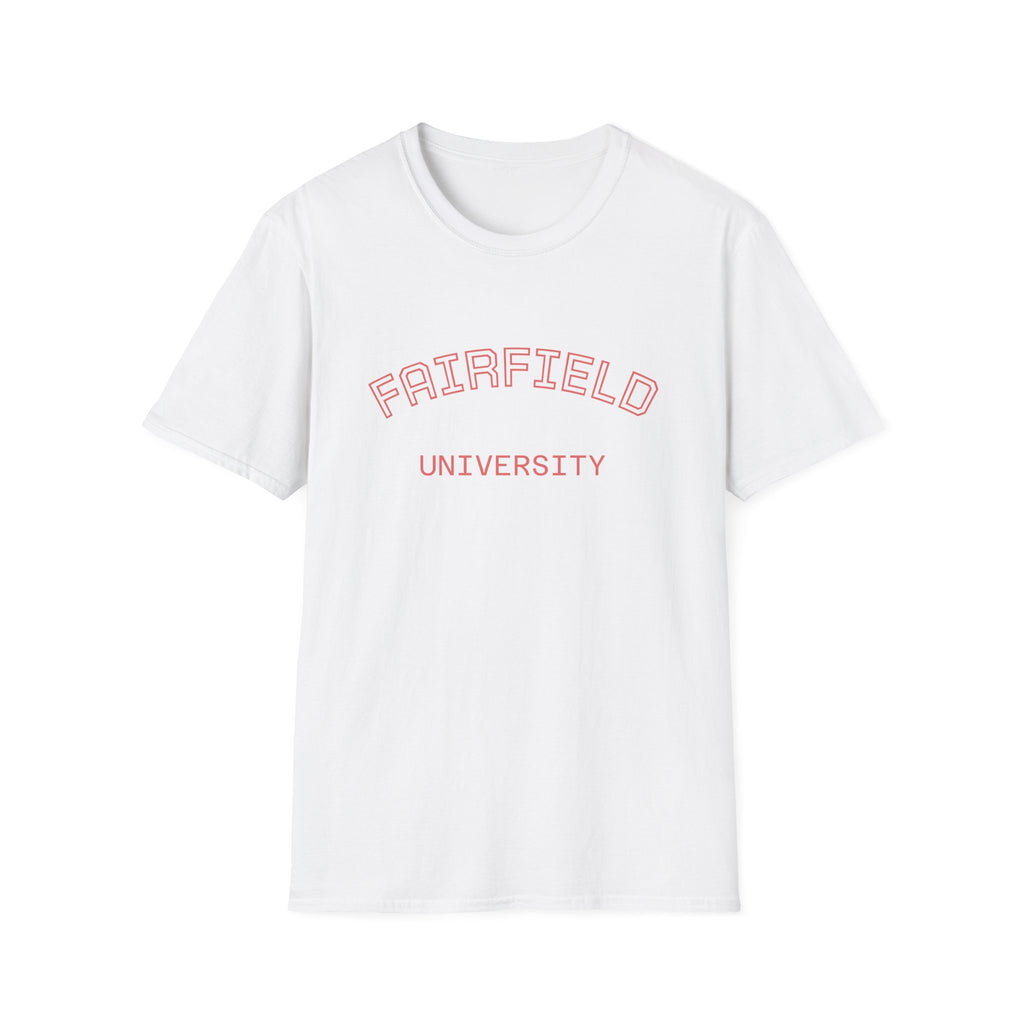 Fairfield University Whale Tee - Unisex Softstyle T-Shirt for Students, Casual Wear, Gift, Graduation, College Apparel