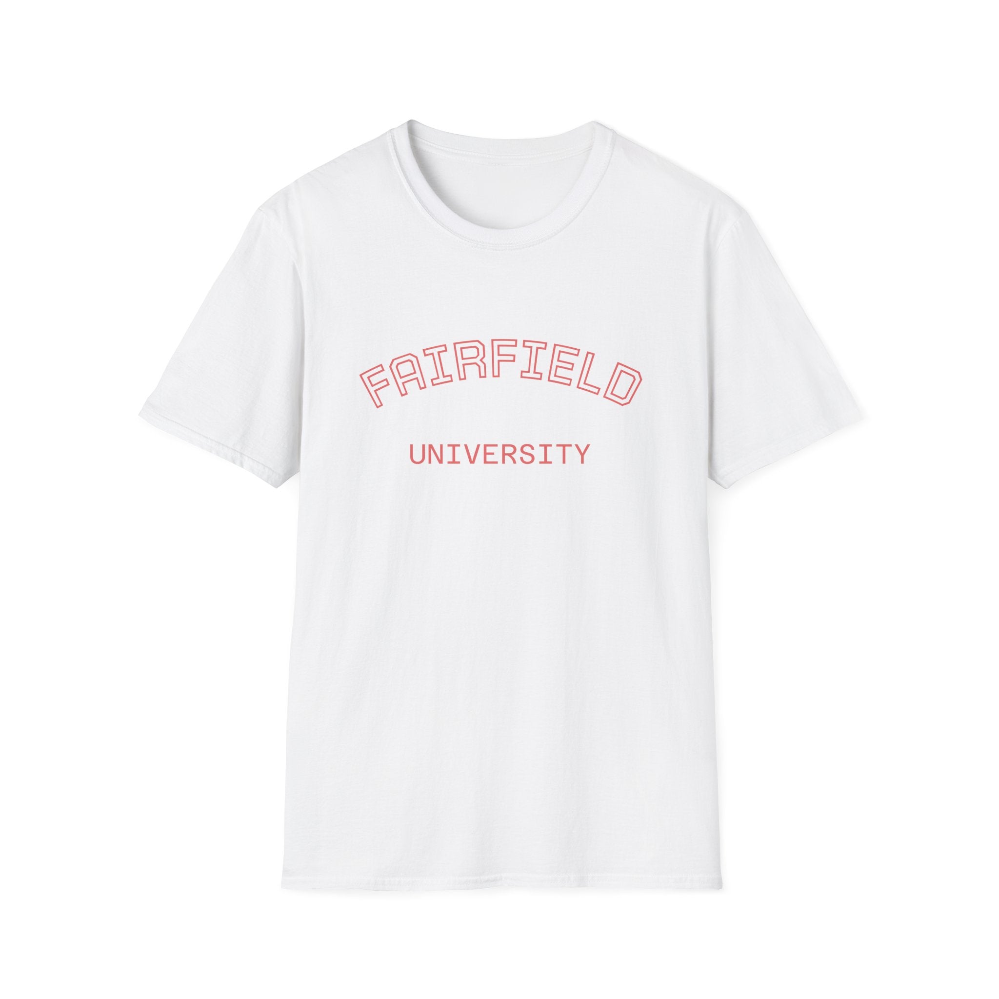 Fairfield University Whale Tee - Unisex Softstyle T-Shirt for Students, Casual Wear, Gift, Graduation, College Apparel