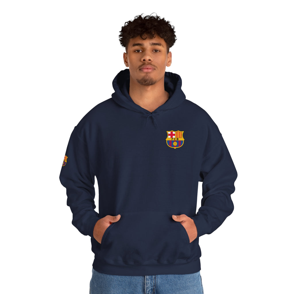 Hoodie  Barcelona Crest Hoodie with Small Badge