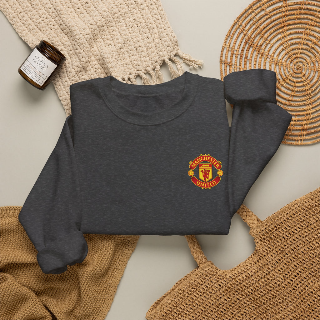 Crewneck Sweatshirt — Manchester United FC Logo Pullover