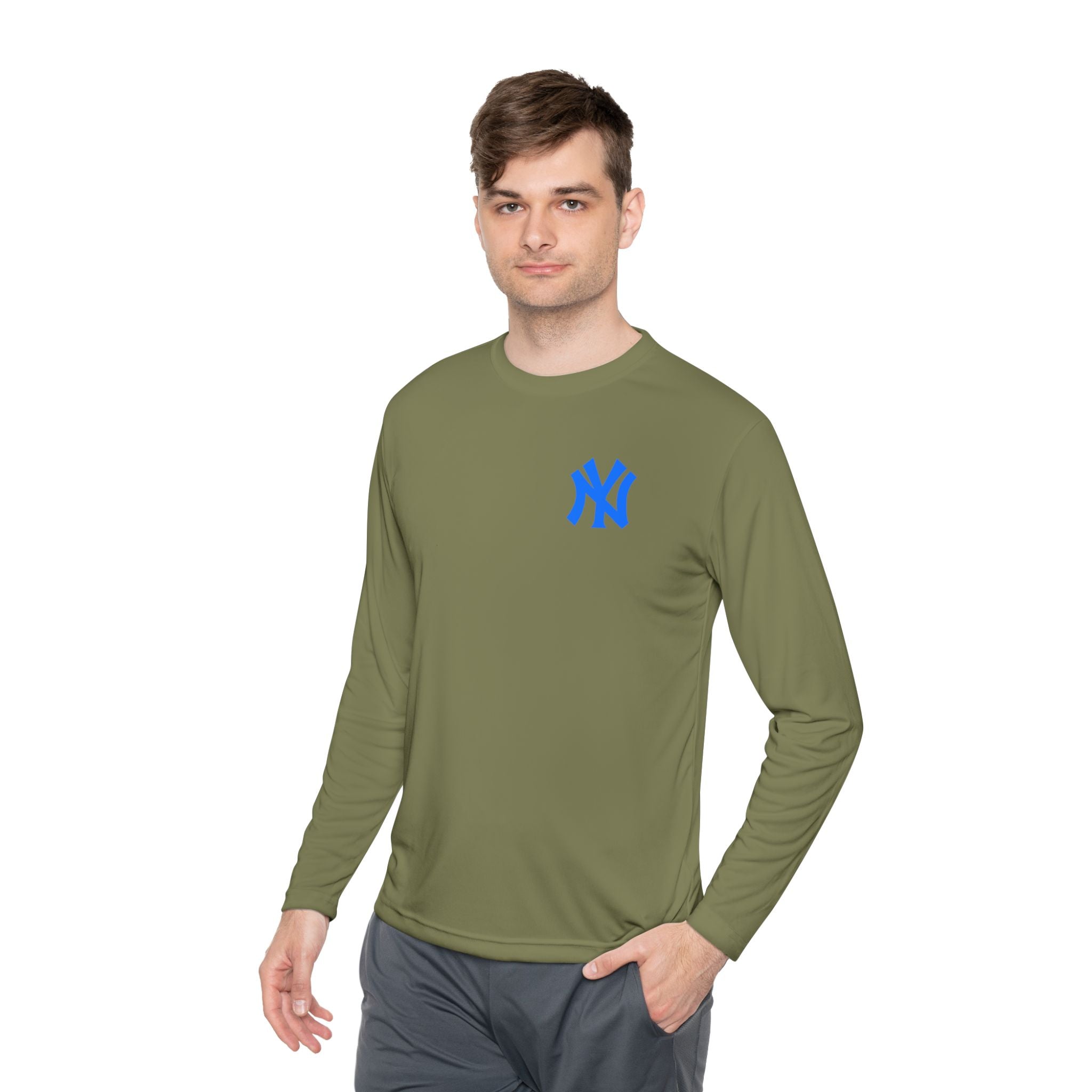 New York Skyline graphic Long Sleeve Tee | NY lettering