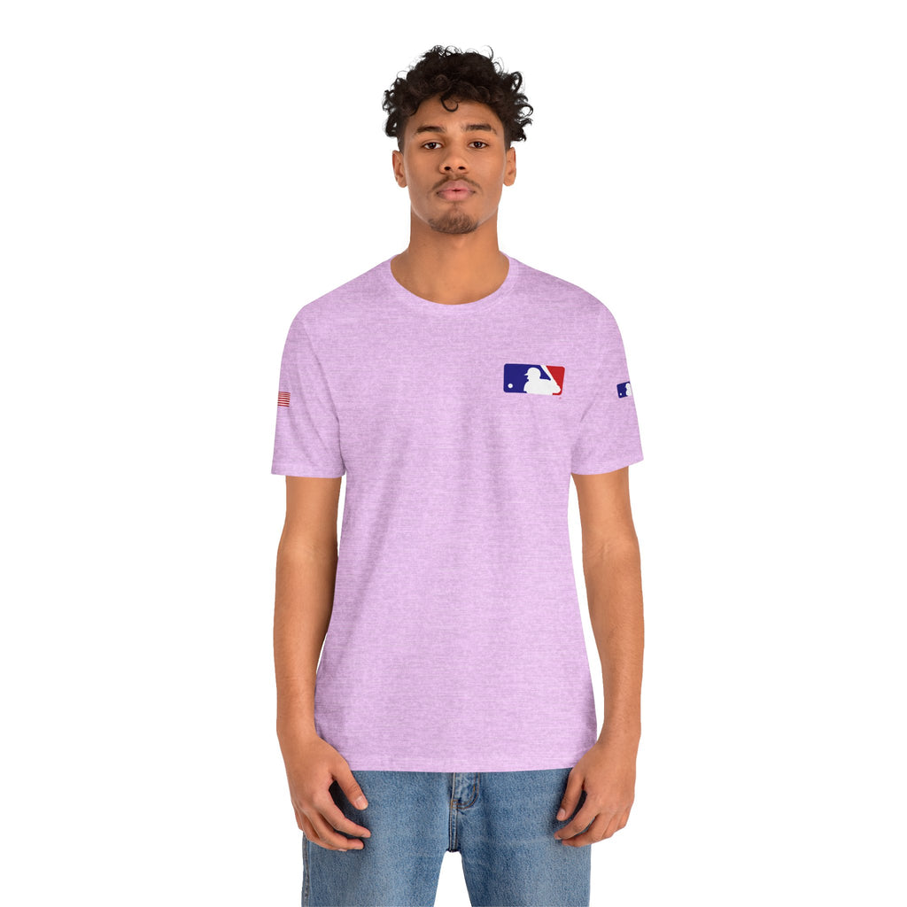 Baseball Logo T-Shirt  Minimal Chest Patch Tee
