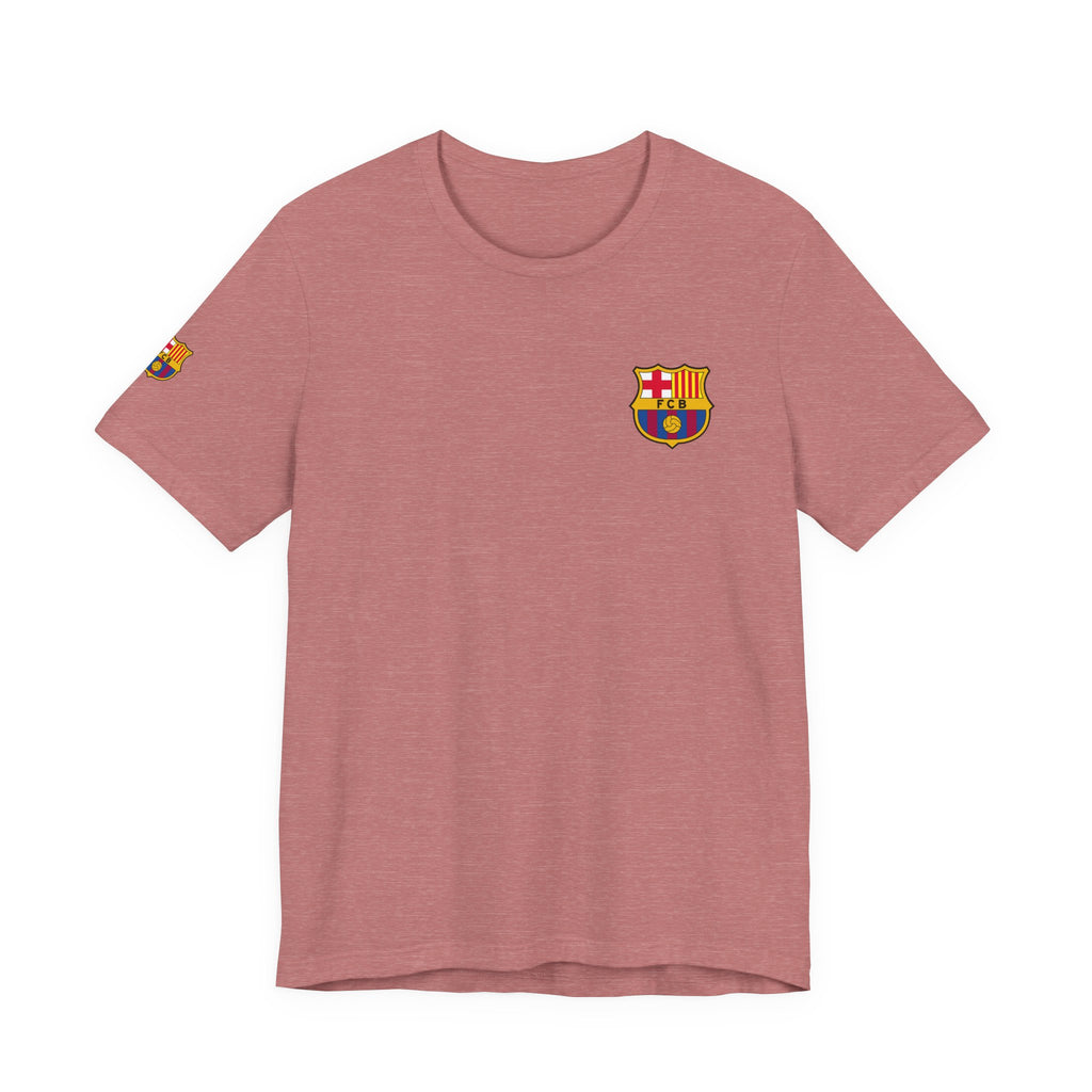 Barcelona Crest T‑Shirt  Minimal Football Fan Tee