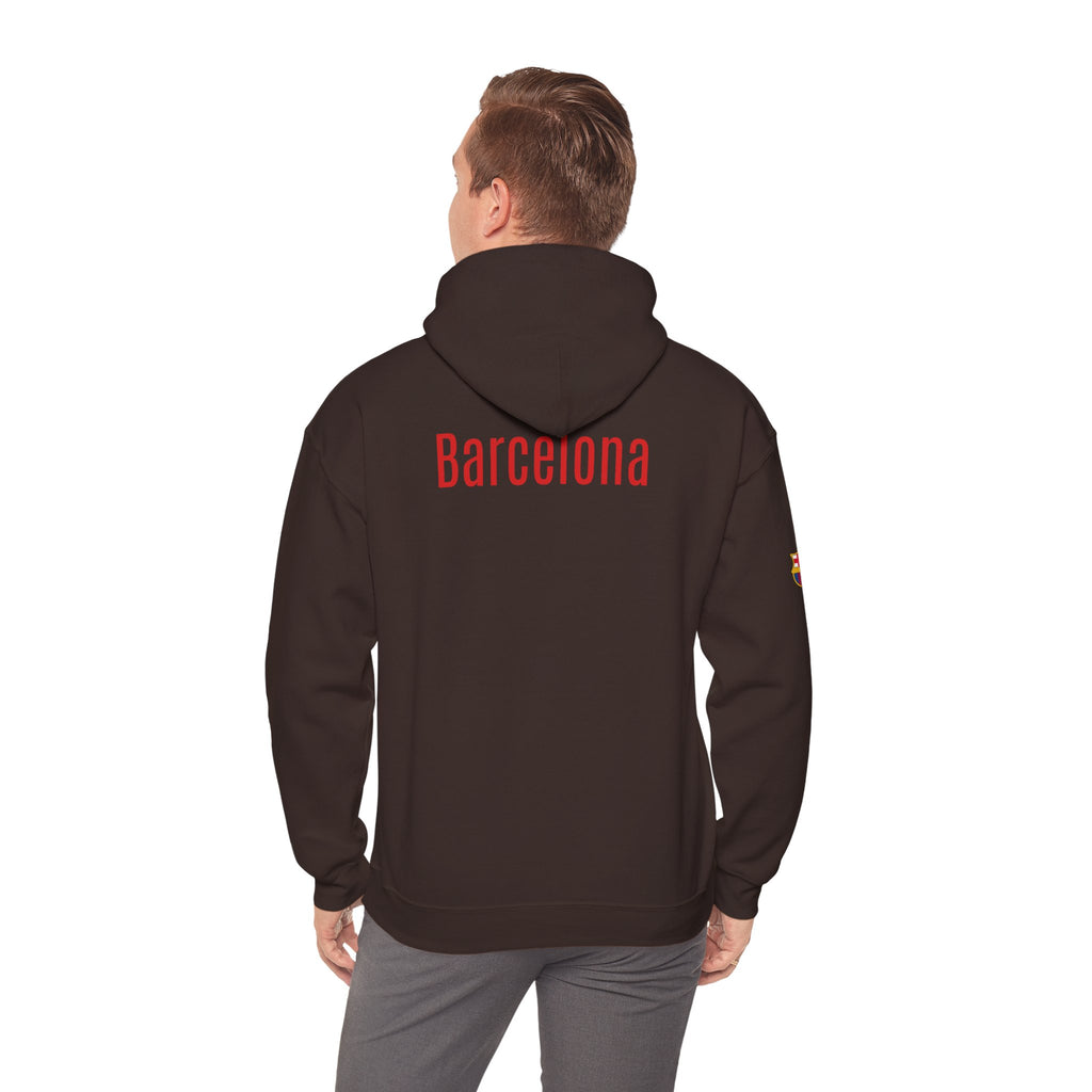 Hoodie  Barcelona Crest Hoodie with Small Badge