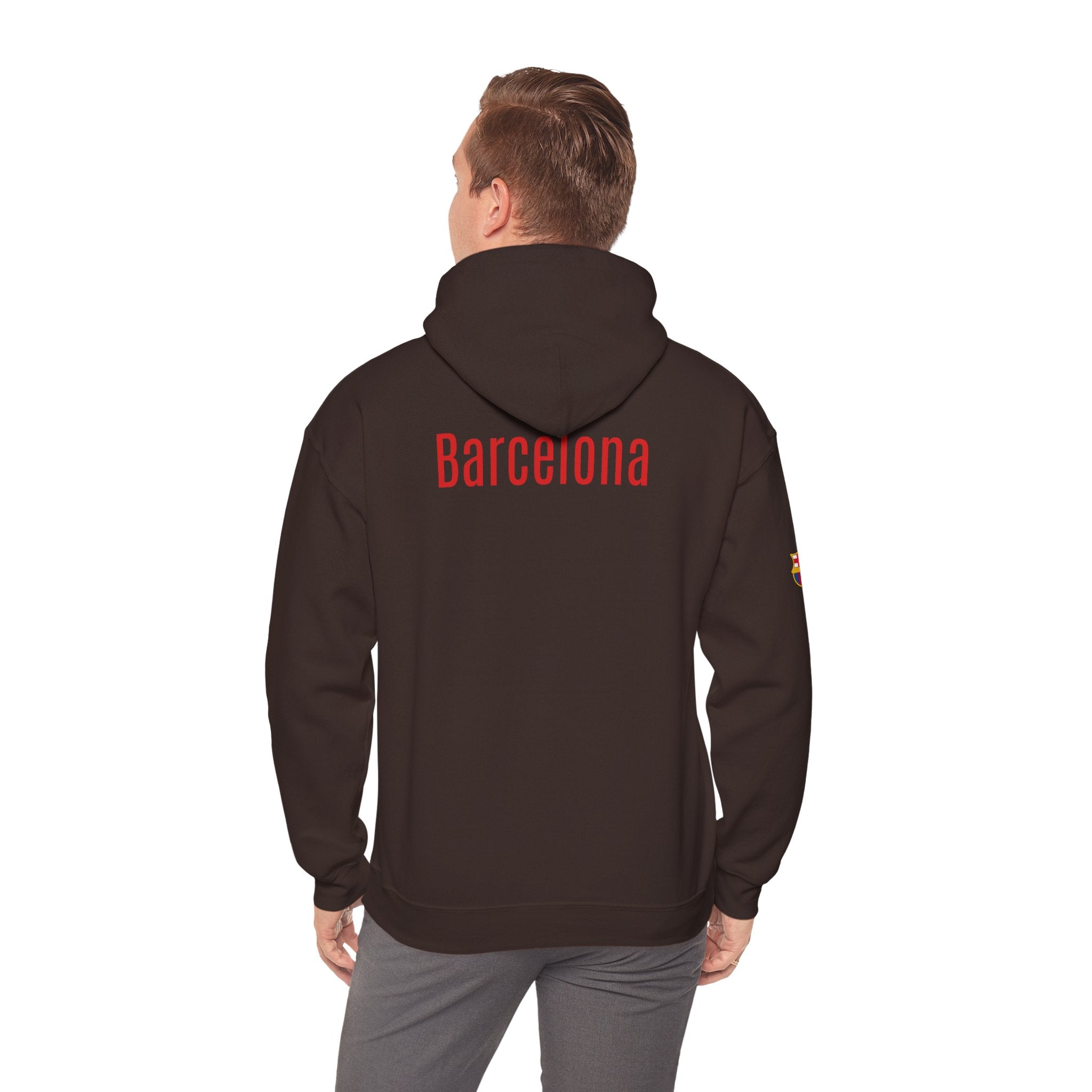 Hoodie  Barcelona Crest Hoodie with Small Badge