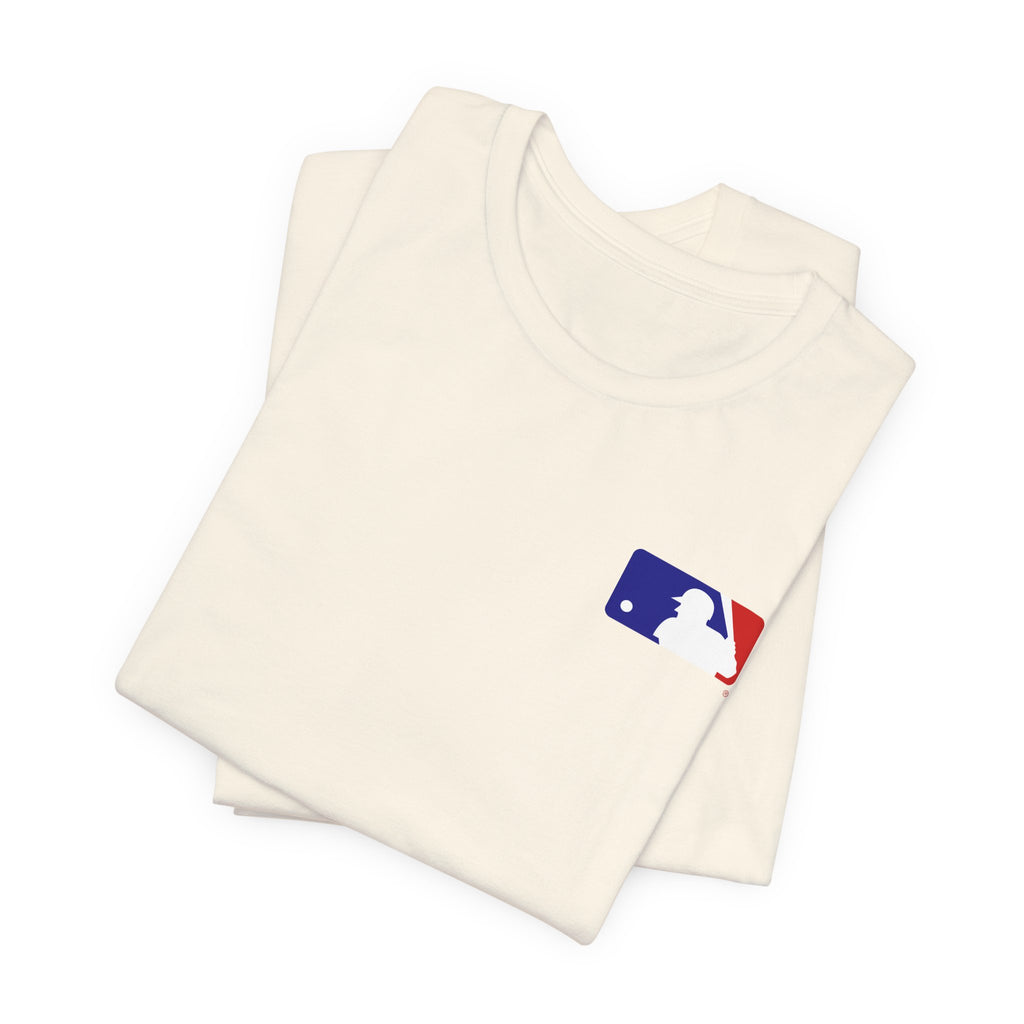 Baseball Logo T-Shirt  Minimal Chest Patch Tee