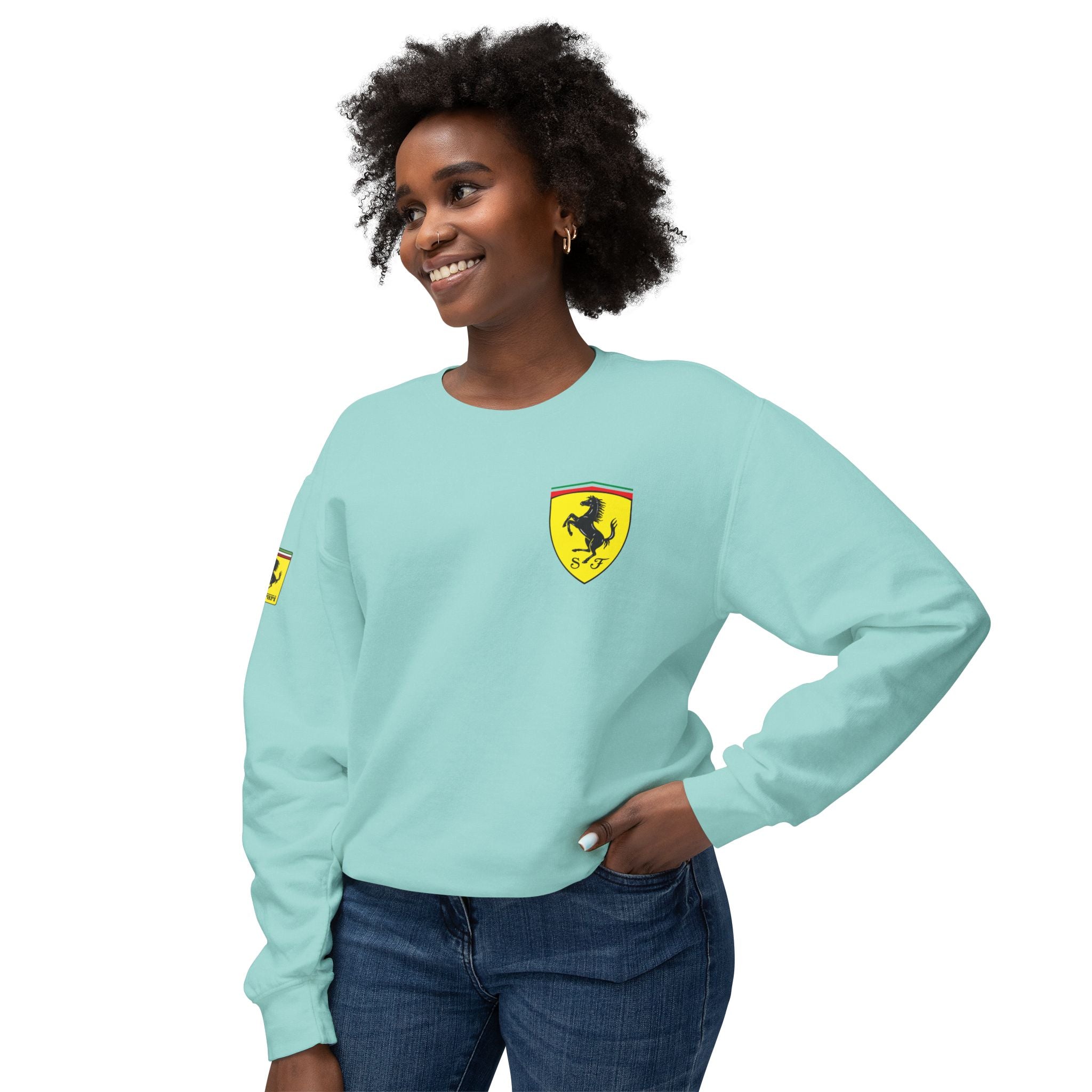 Ferrari Logo Crewneck Sweatshirt