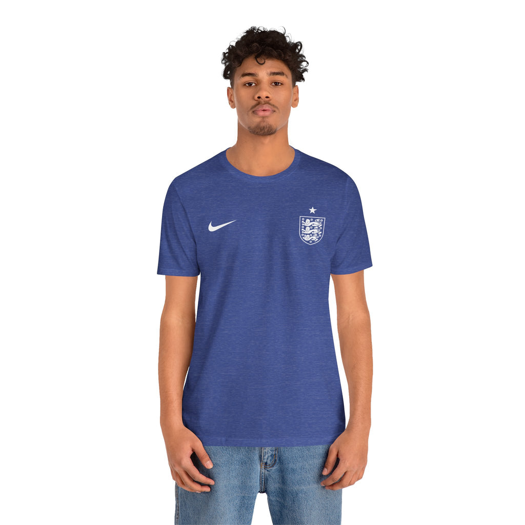 England Crest Soccer Tee — 'ENGLAND' Back Graphic