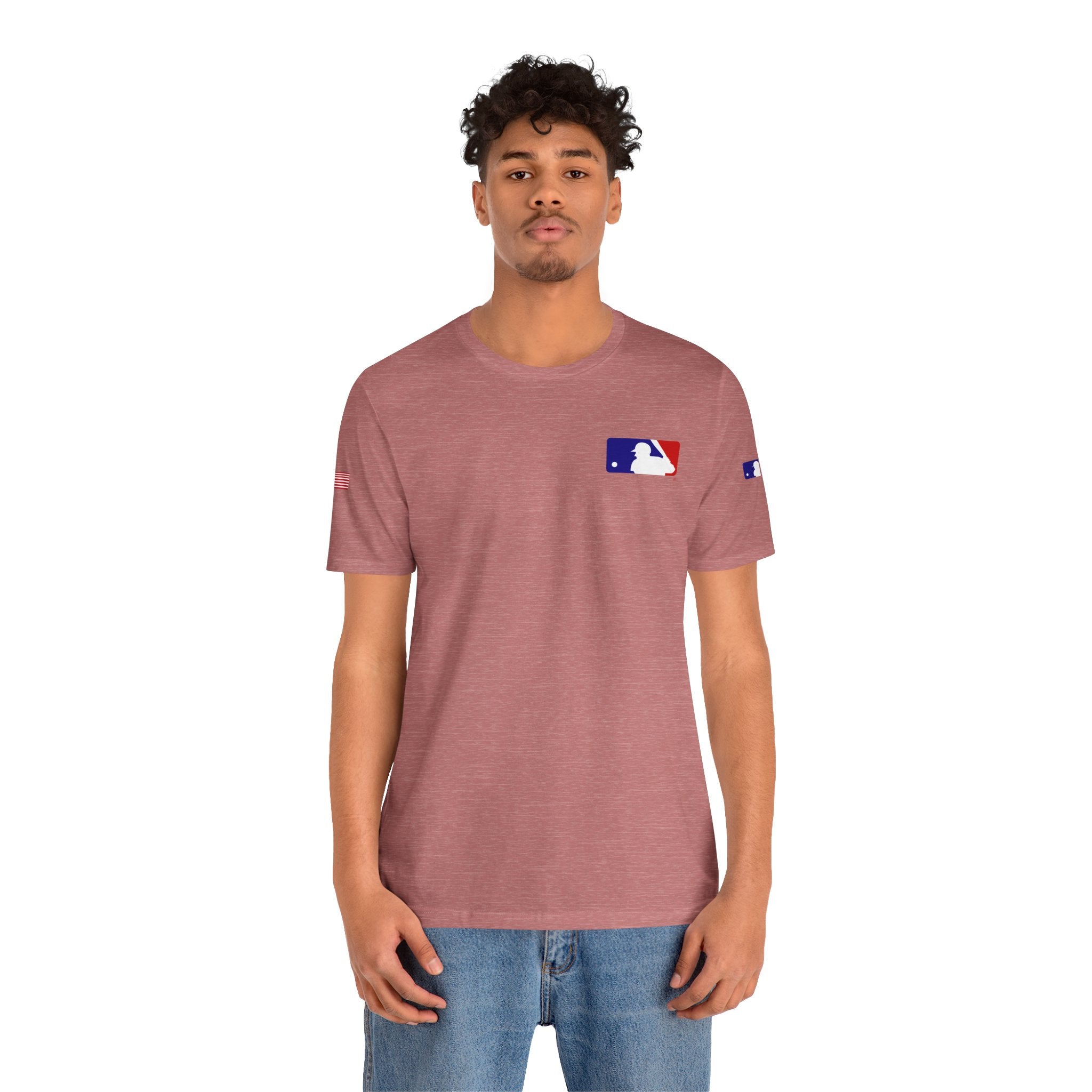 Baseball Logo T-Shirt  Minimal Chest Patch Tee